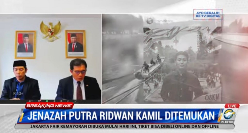 Jenazah putra Ridwan Kamil ditemukan