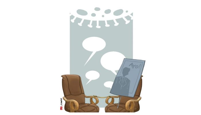 Ilustrasi kursi kekuasaan