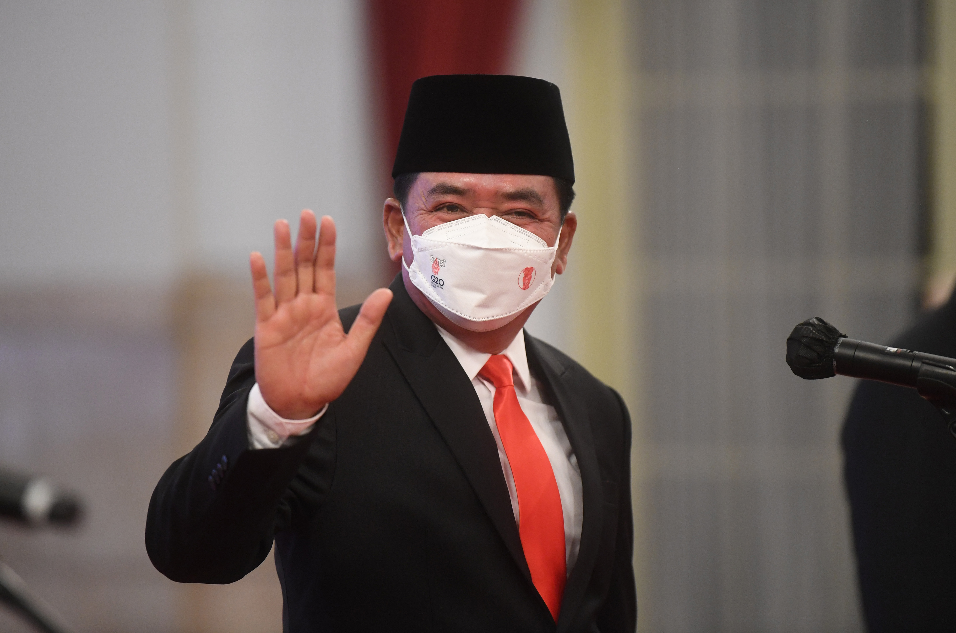 Hadi Tjahjanto yang baru dilantik sebagai Menteri ATR/Kepala BPN.