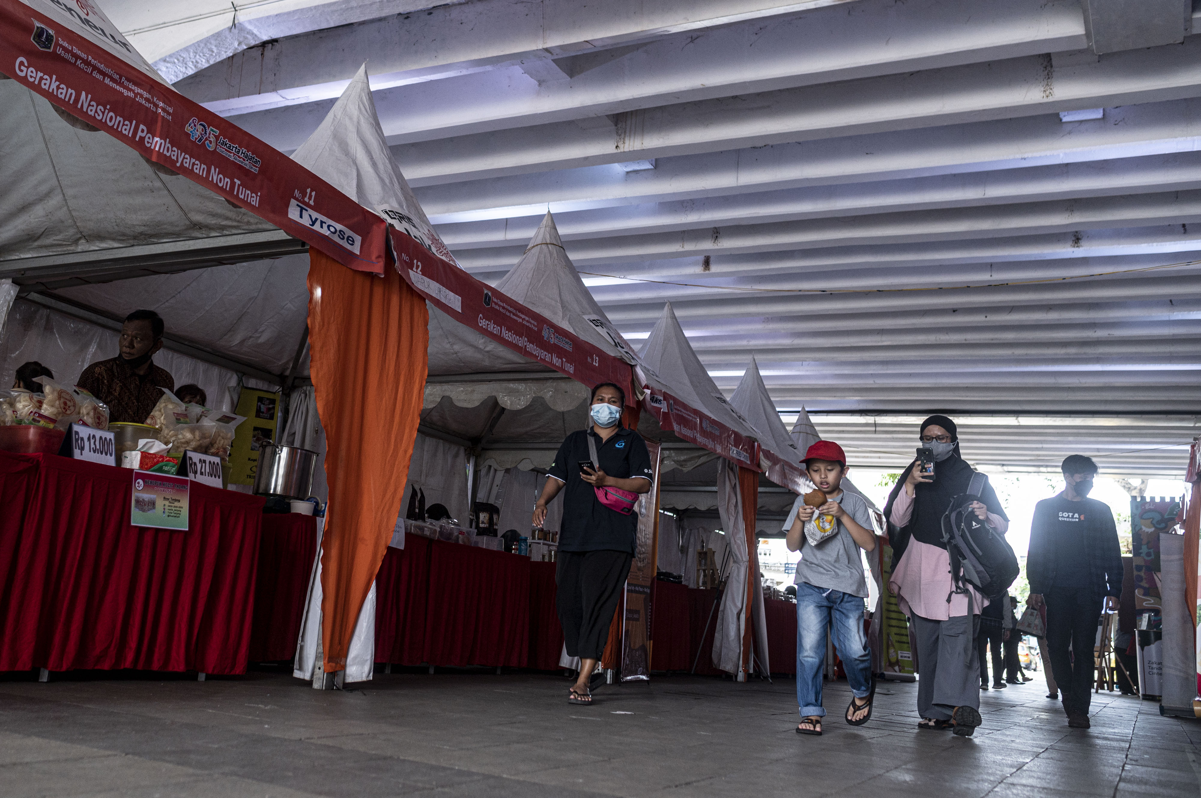 Bazaar UMKM di Menteng, Jakarta Pusat menyambut HUT jakarta