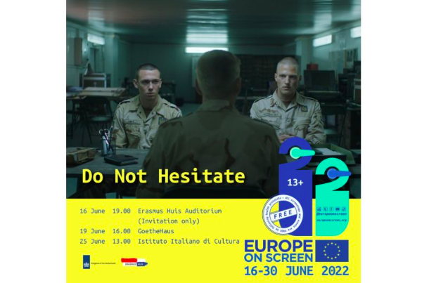 Film “Do Not Hesitate” (2021) karya sutradara Shariff Korver menjadi film pembuka festival Europe on Screen (EoS) edisi ke-22.
