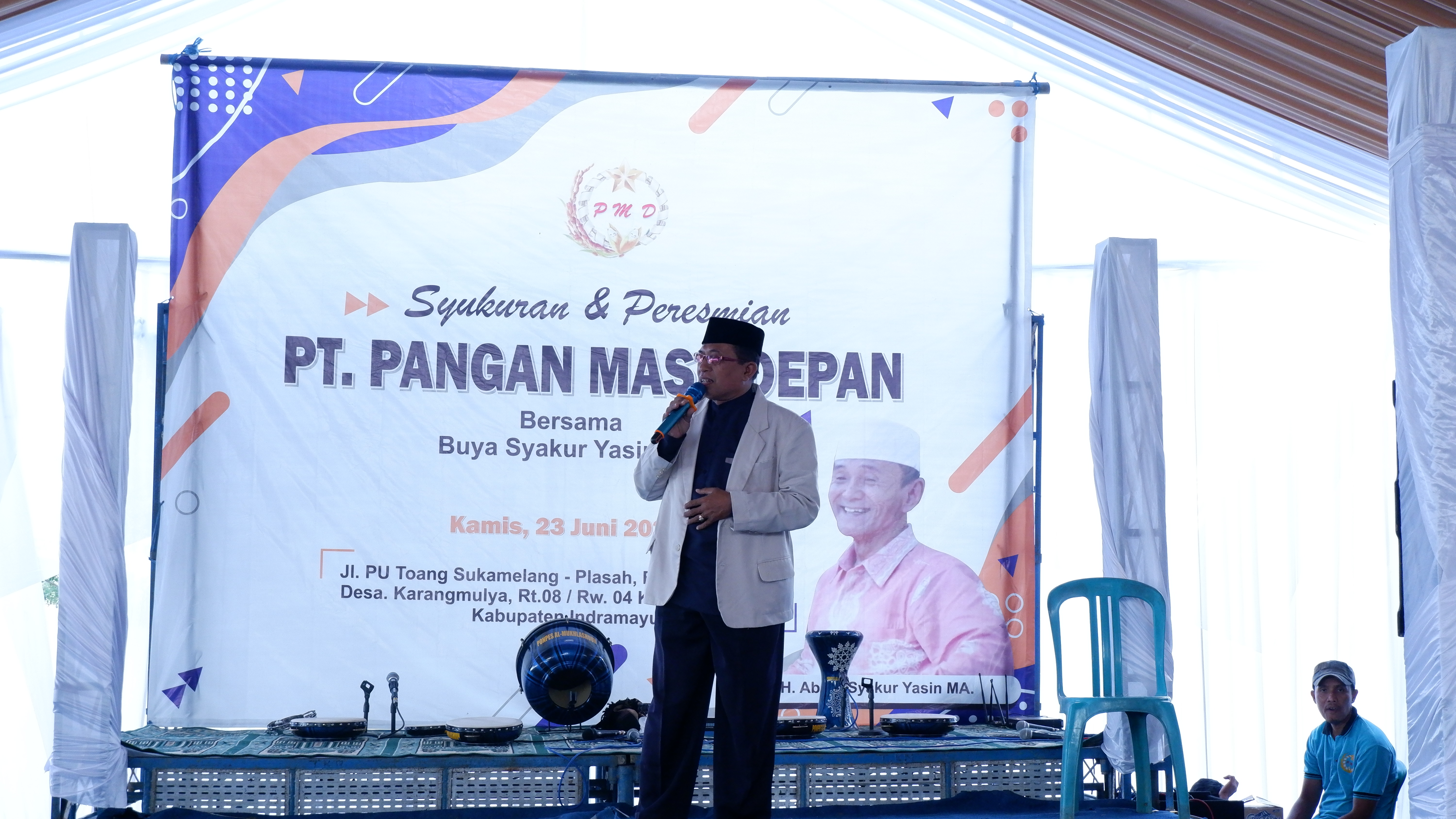 Direktur PT. Pangan Masa Depan Bambang Supeno berhaarap pabrik beras yang dibangunnya memberikan manfaat bagi lingkungan. 