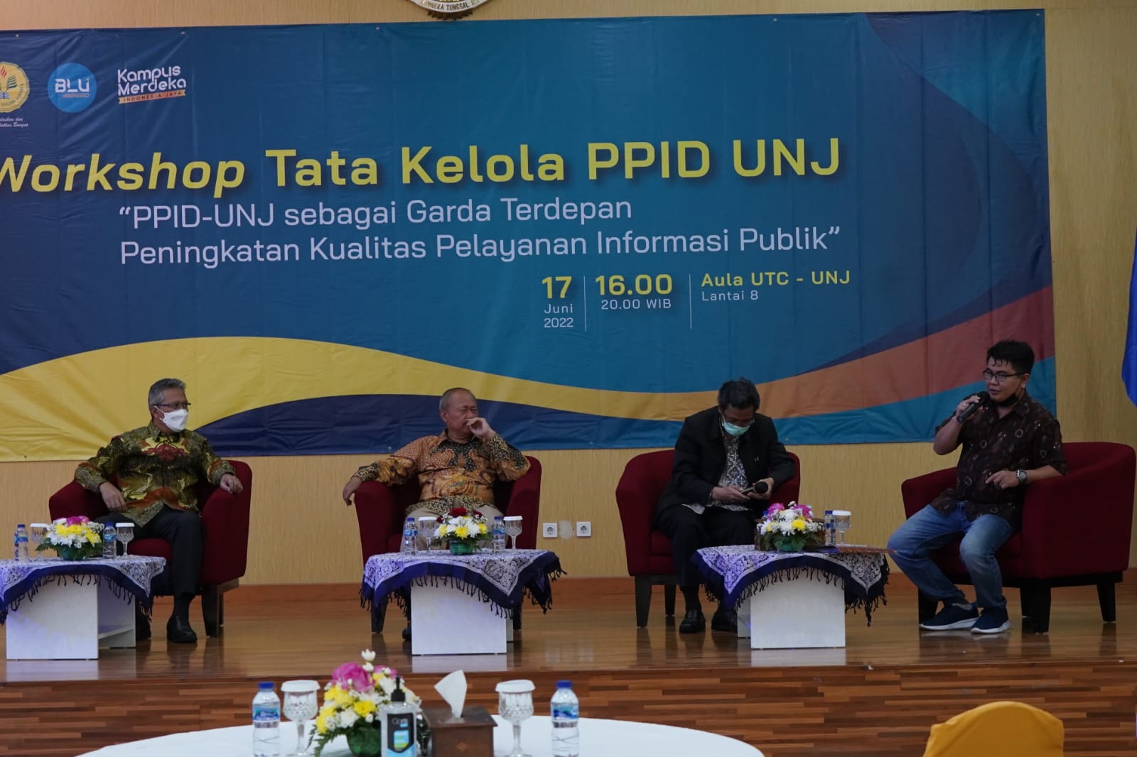 Workshop 'PPID UNJ sebagai Garda Terdepan Peningkatan Kualitas Pelayanan Informasi Publik' 