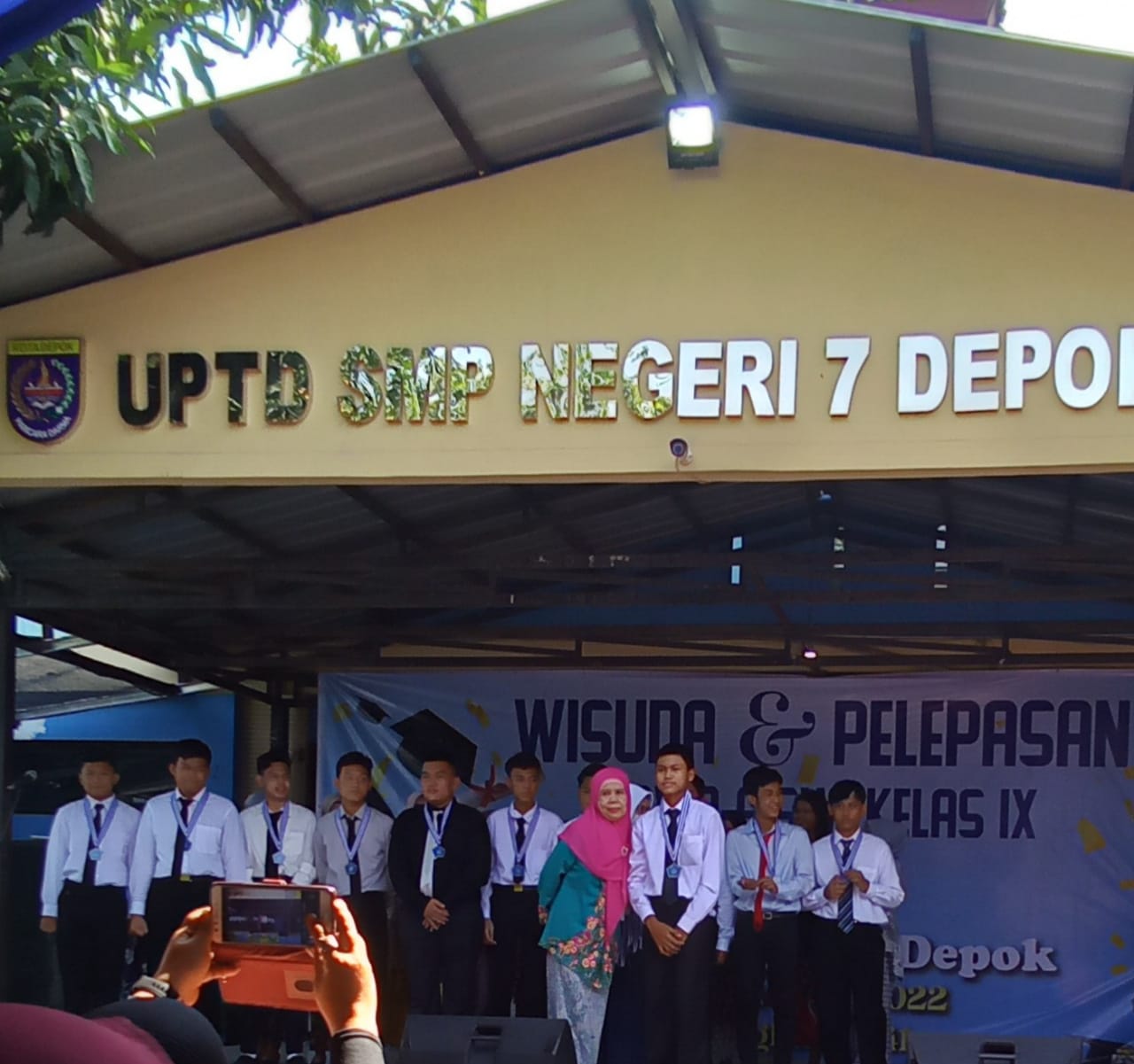 Sabtu 4 Juni 2022 Sekolah Menengah Pertama Negeri (SMPN) 7 Kota Depok  kembali mencetak lulusan baru.