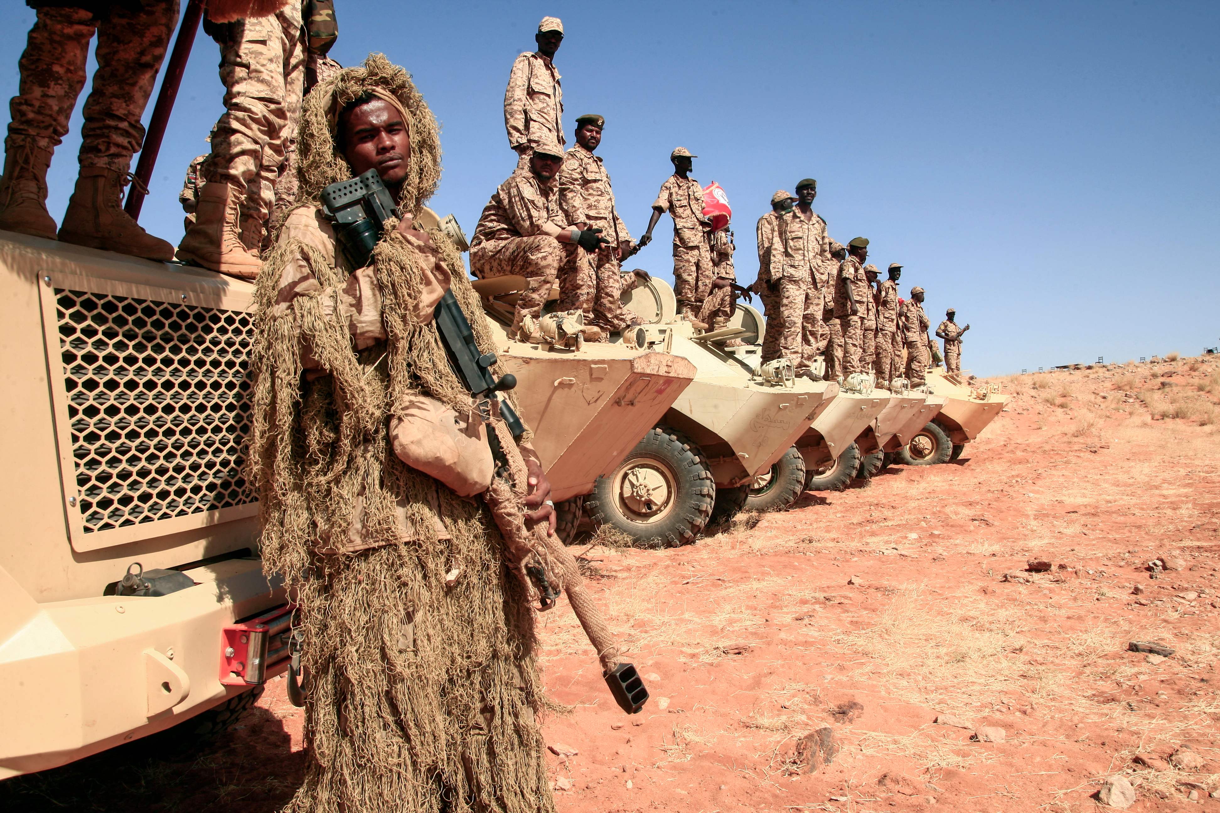 Ilustrasi militer Sudan