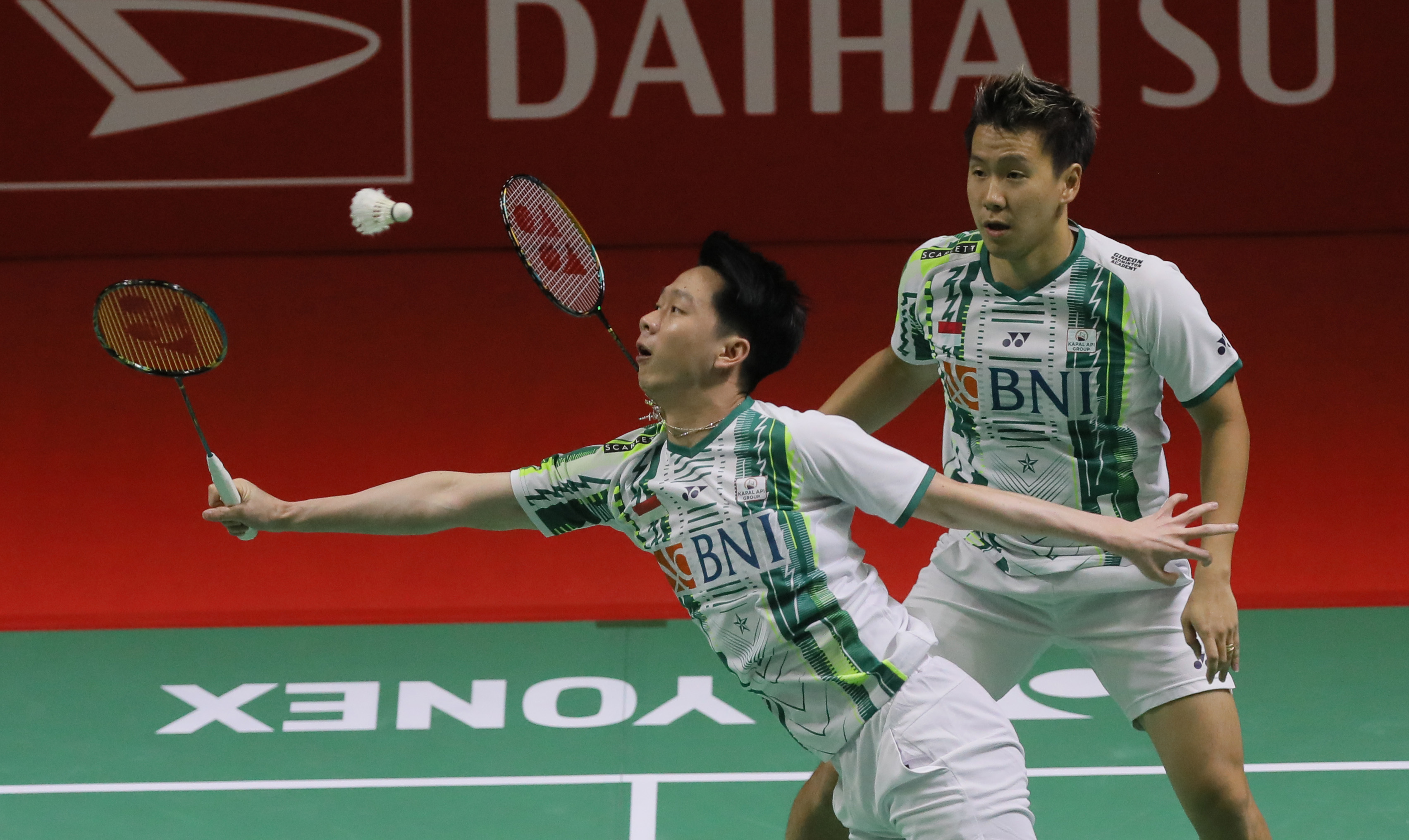 Marcus/Kevin Jalani Laga Dramatis Sebelum Melenggang ke Perempat Final Indonesia Masters 2022