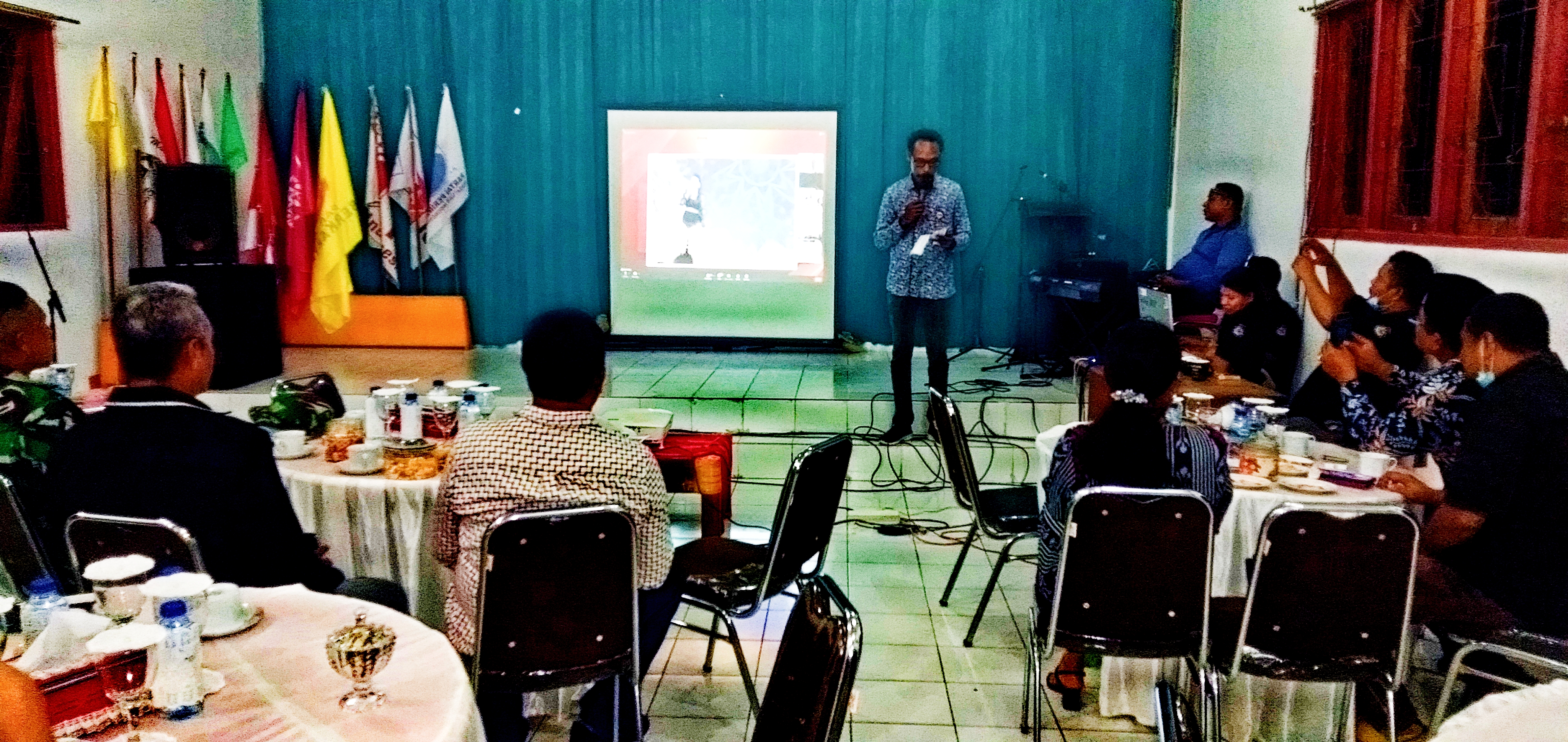 Suasana peluncuran tahapan pemilu 2024 di KPU Lembata