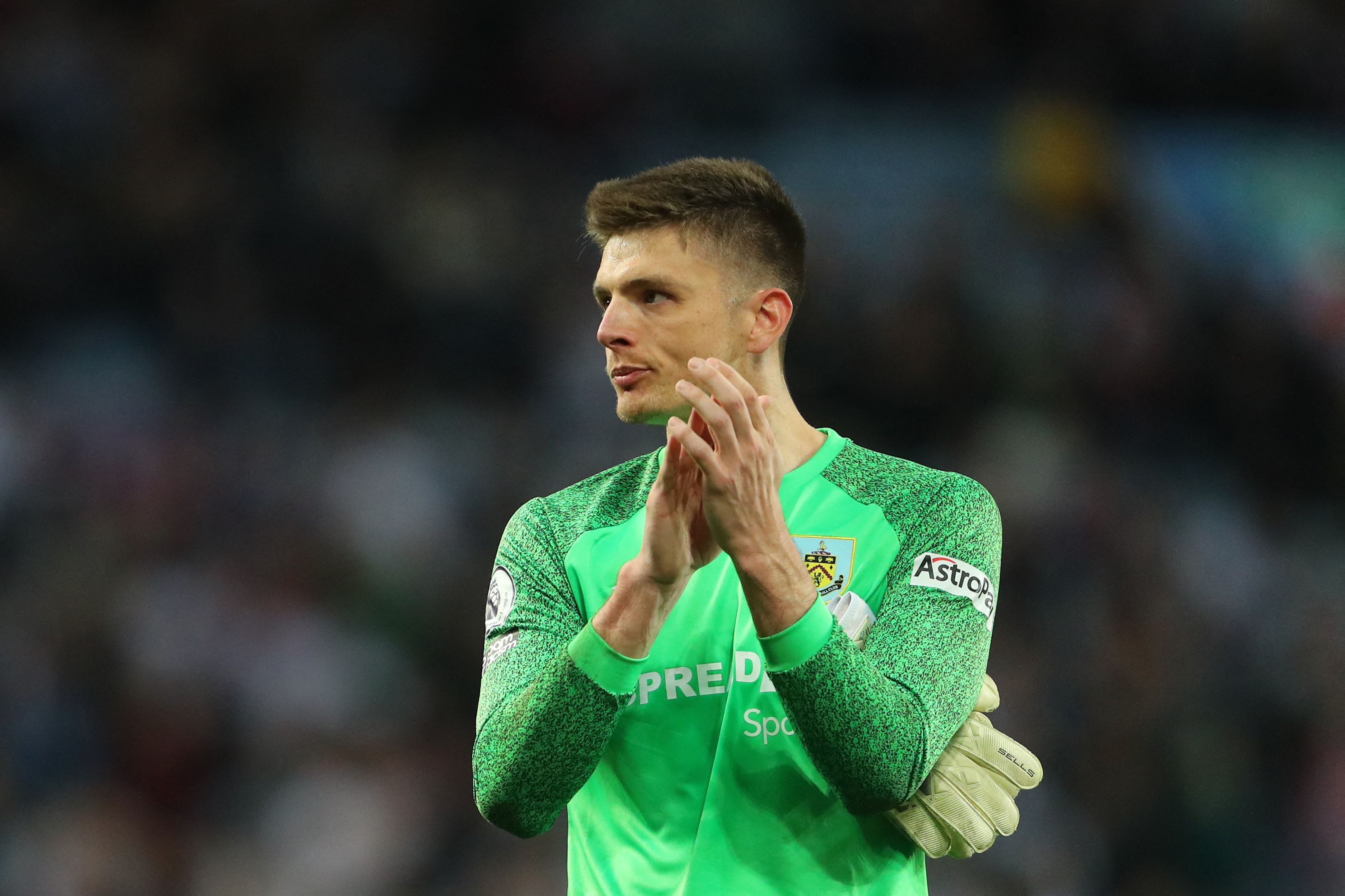 Penjaga gawang Burnley Nick Pope