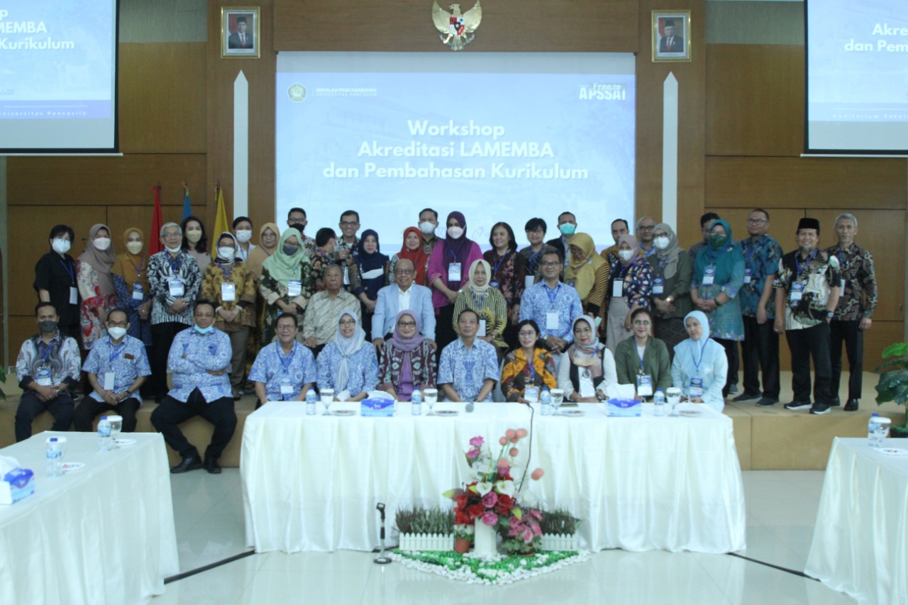 UP menggelar workshop Akreditasi Lembaga Akreditasi Mandiri Ekonomi Manajemen Bisnis dan Akuntansi (Lamemba) dan Pembahasan Kurikulum.