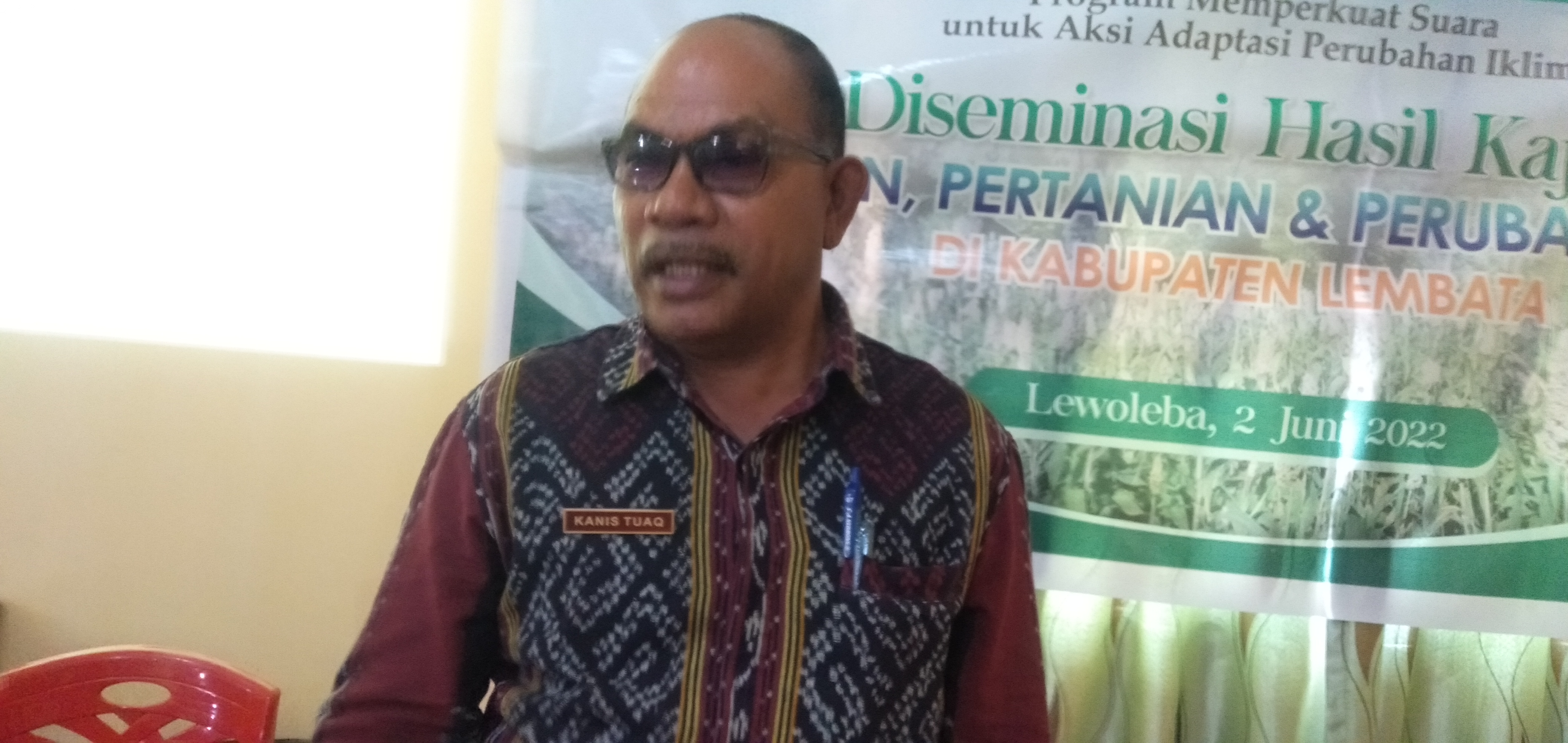 Kepala Dinas Peternakan Kabupaten Lembata, Kanisius Tuaq.