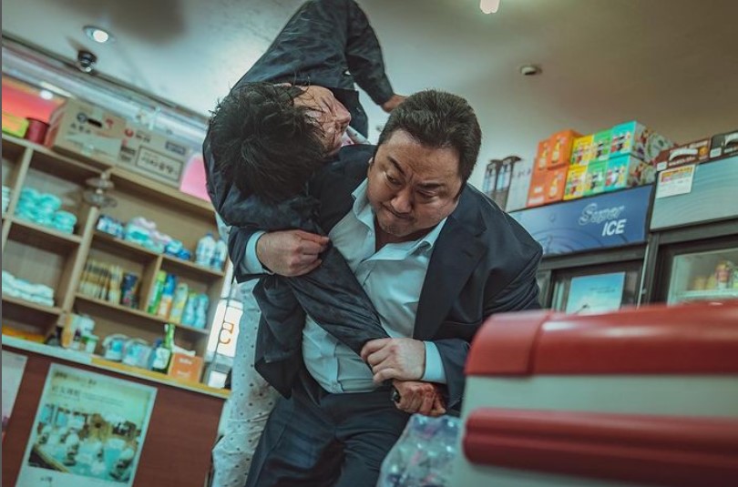 Cuplikan adegan dalam film The Roundup