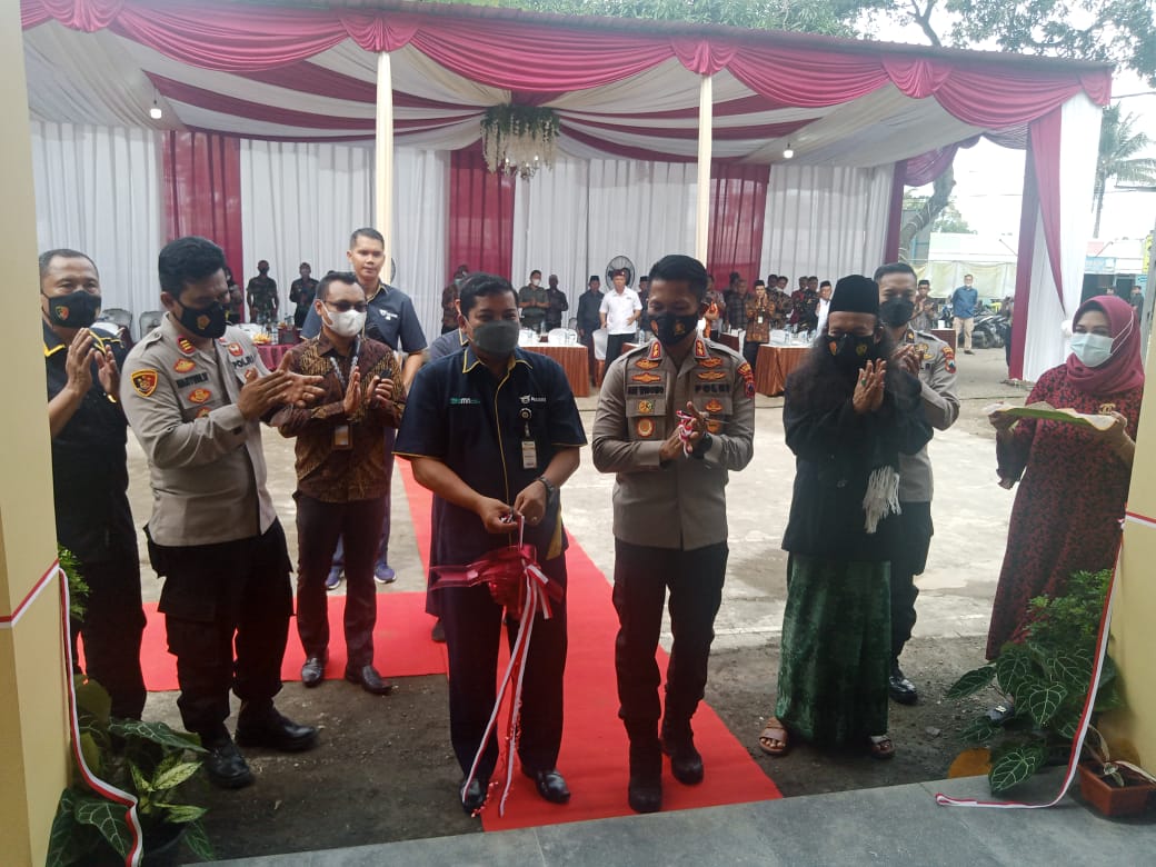 Peresmian Gedung Layanan Polsek Bantarbolang, Pemalang, Jawa Tengah.  