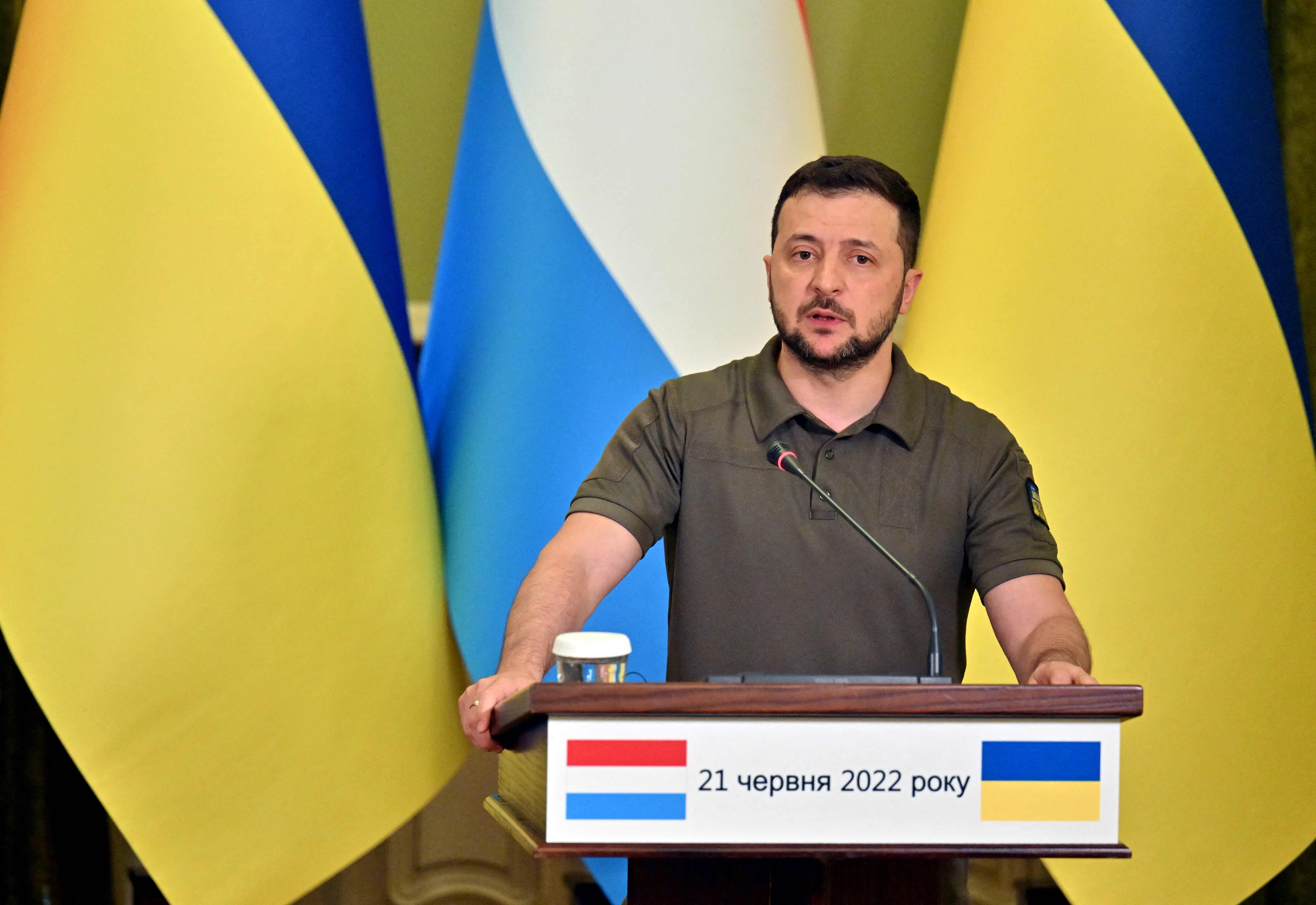 Presiden Ukraina Volodymyr Zelensky