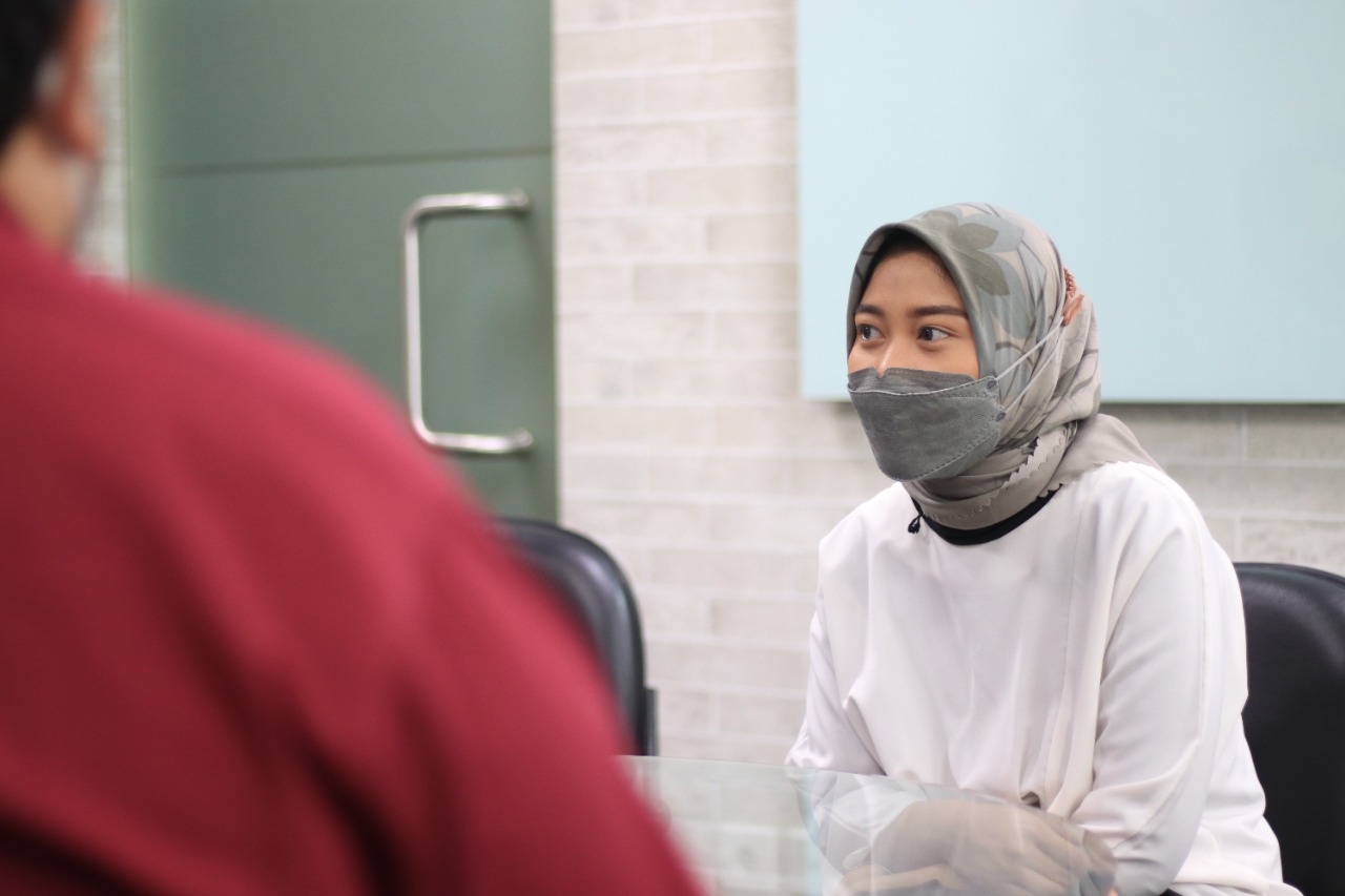 Mahasiswa Kalbis Intitute Aqilah Salsabila diterima program magang di Dubai, Uni Emirat Arab