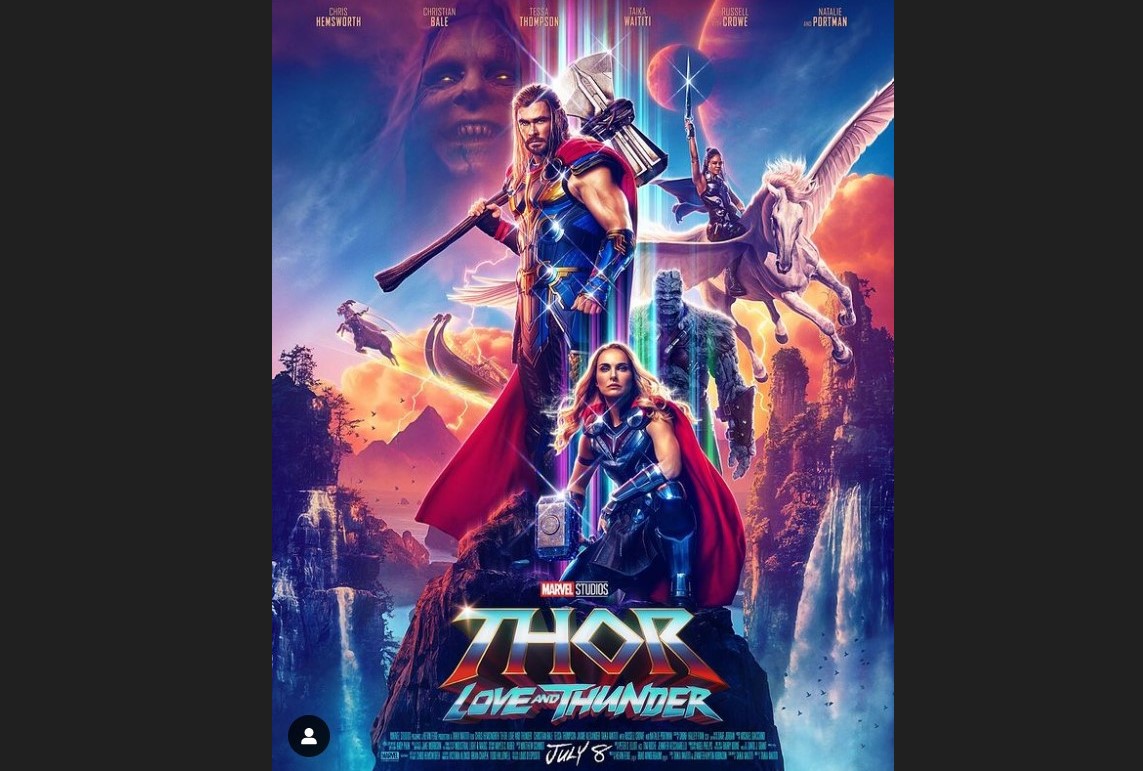Poster film Thor: Love and Thunder
