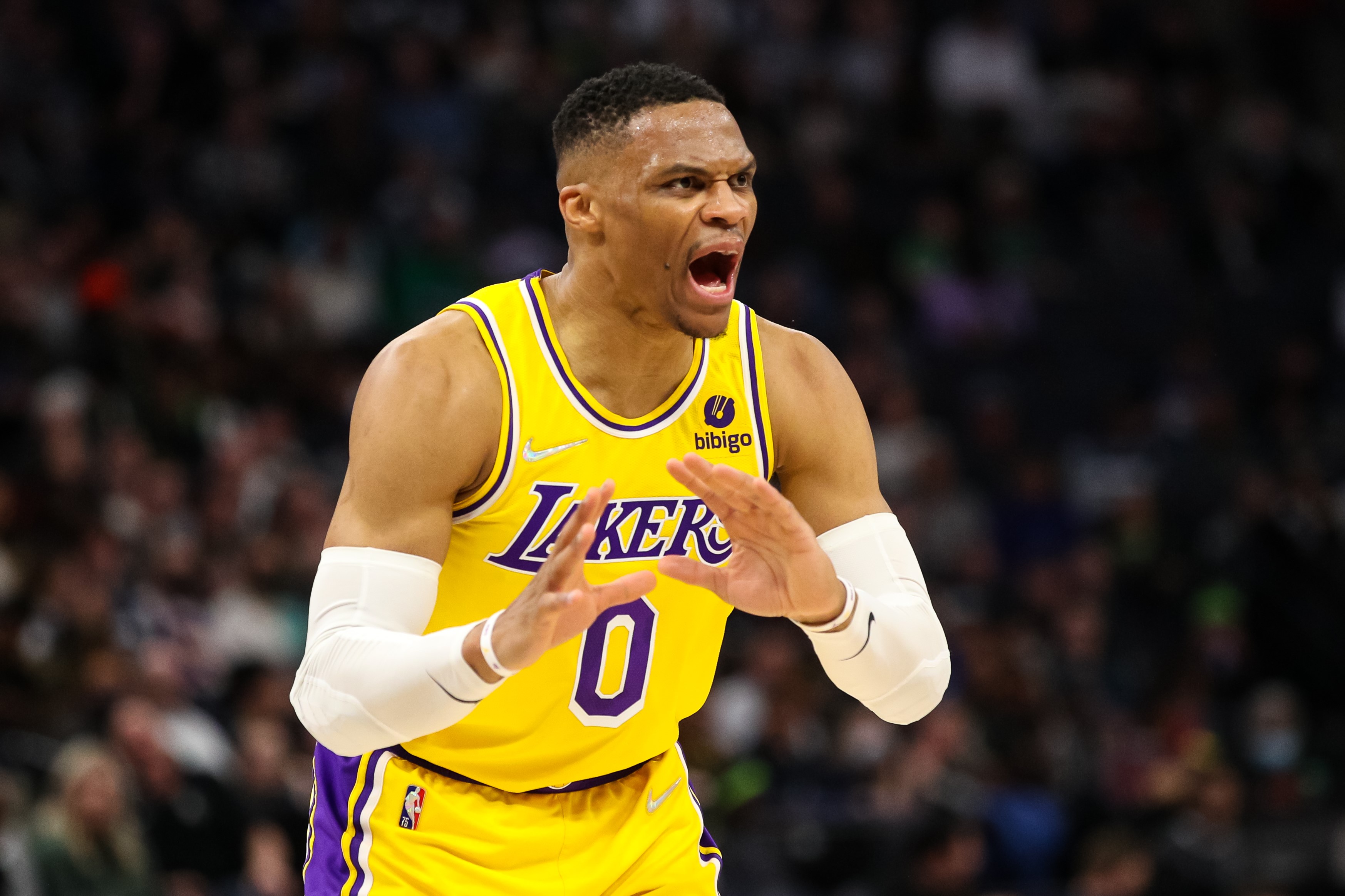 Pemain Los Angeles Lakers Russell Westbrook