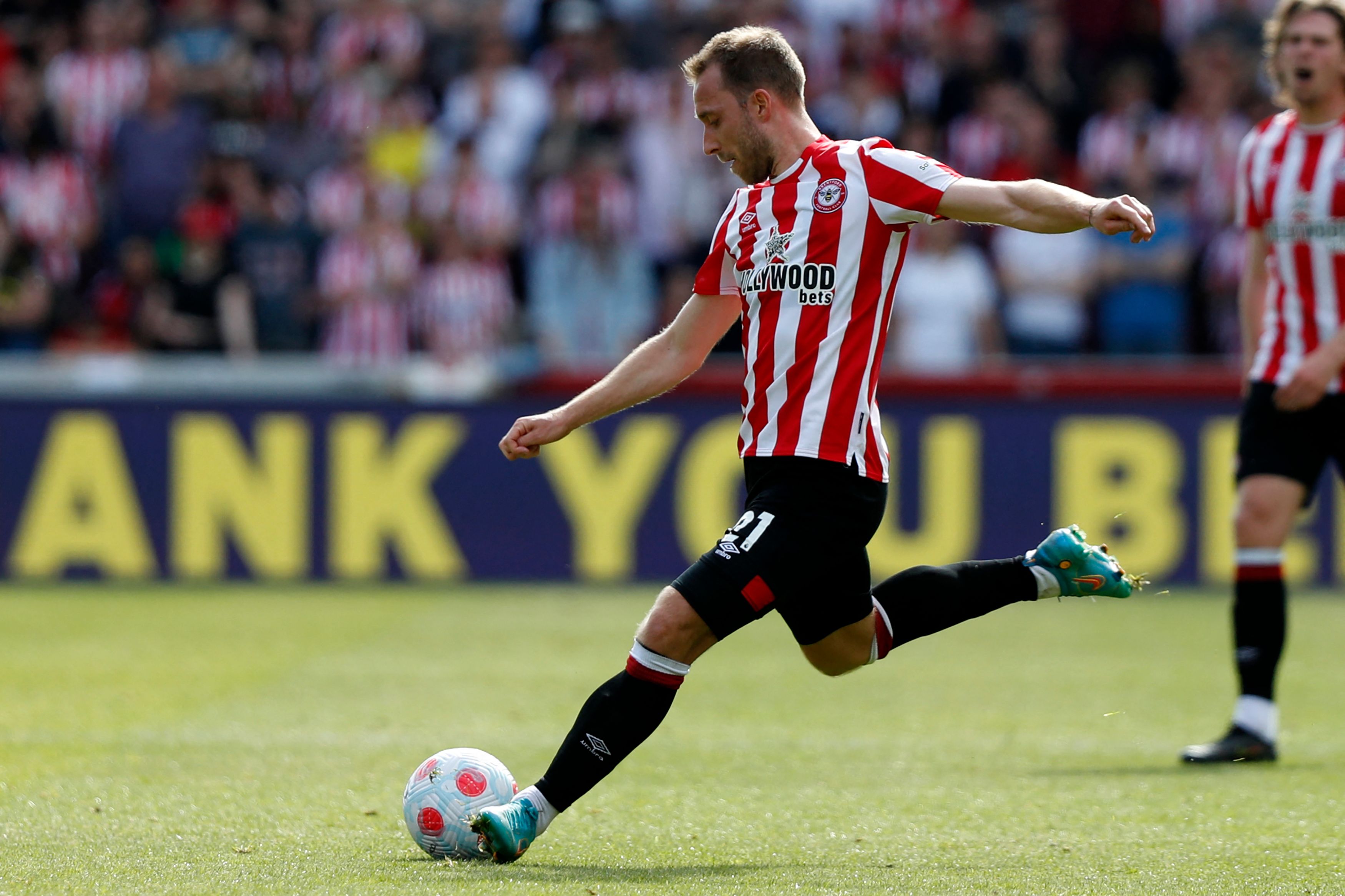 Gelandang Brentford Christian Eriksen