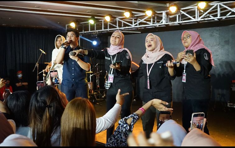 DPN Srikandi Ganjar mengadakan acara sekaligus pemberian beasiswa bertajuk Fun Fest 2022 di Gedung Nyi Ageng Serang, Jakarta, Sabtu (25/6)