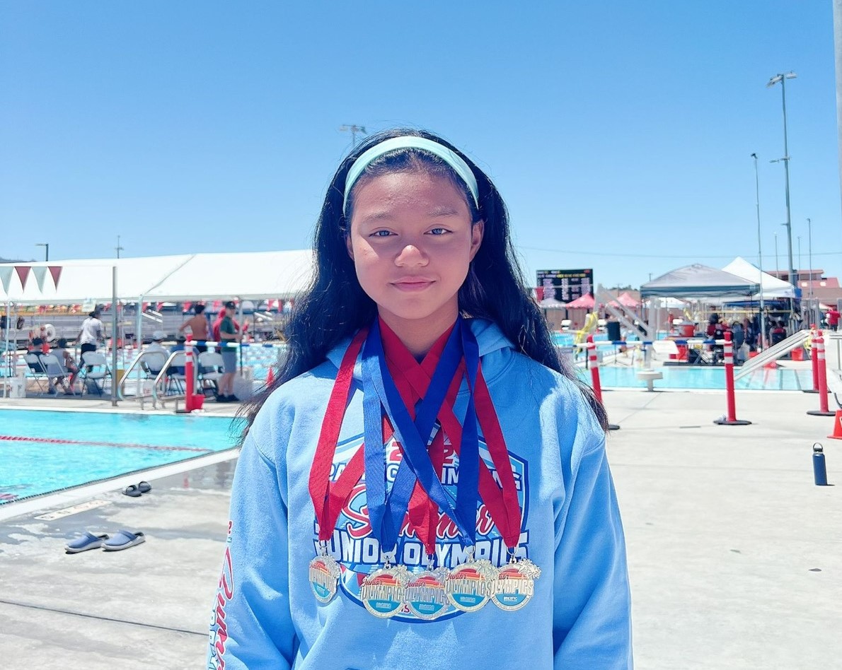 Perenang muda Indonesia, Fidelya Meisya Al-Gozaly pecahkan rekornas di kejuaraan Summer Junior Olympics, AS.