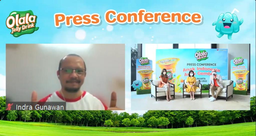 Konferensi pers dalam rangka peringatan Hari Anak Nasional (HAN) 2022 secara daring. 