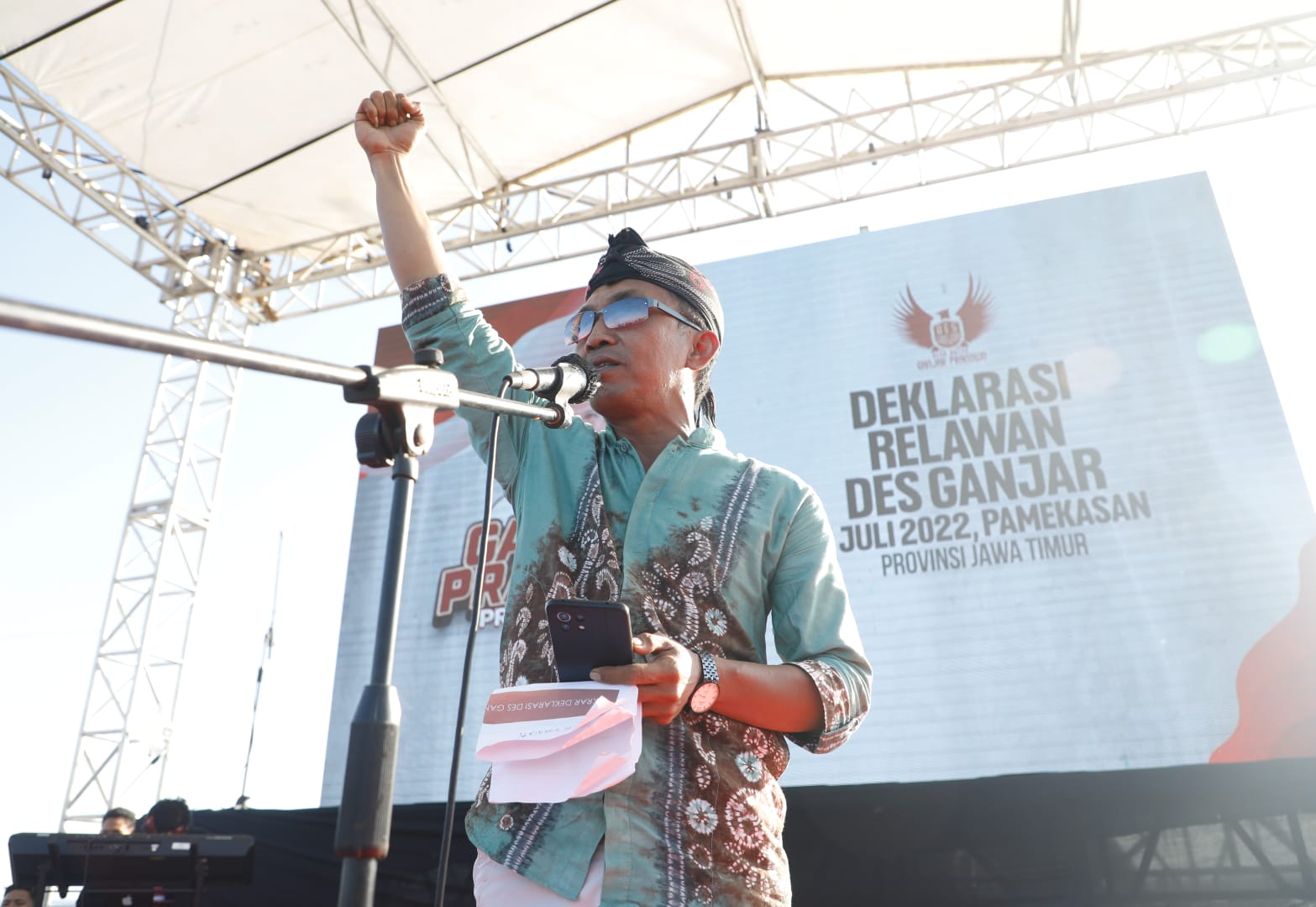 M. Ishaq, Korwil Des Ganjar Madura.