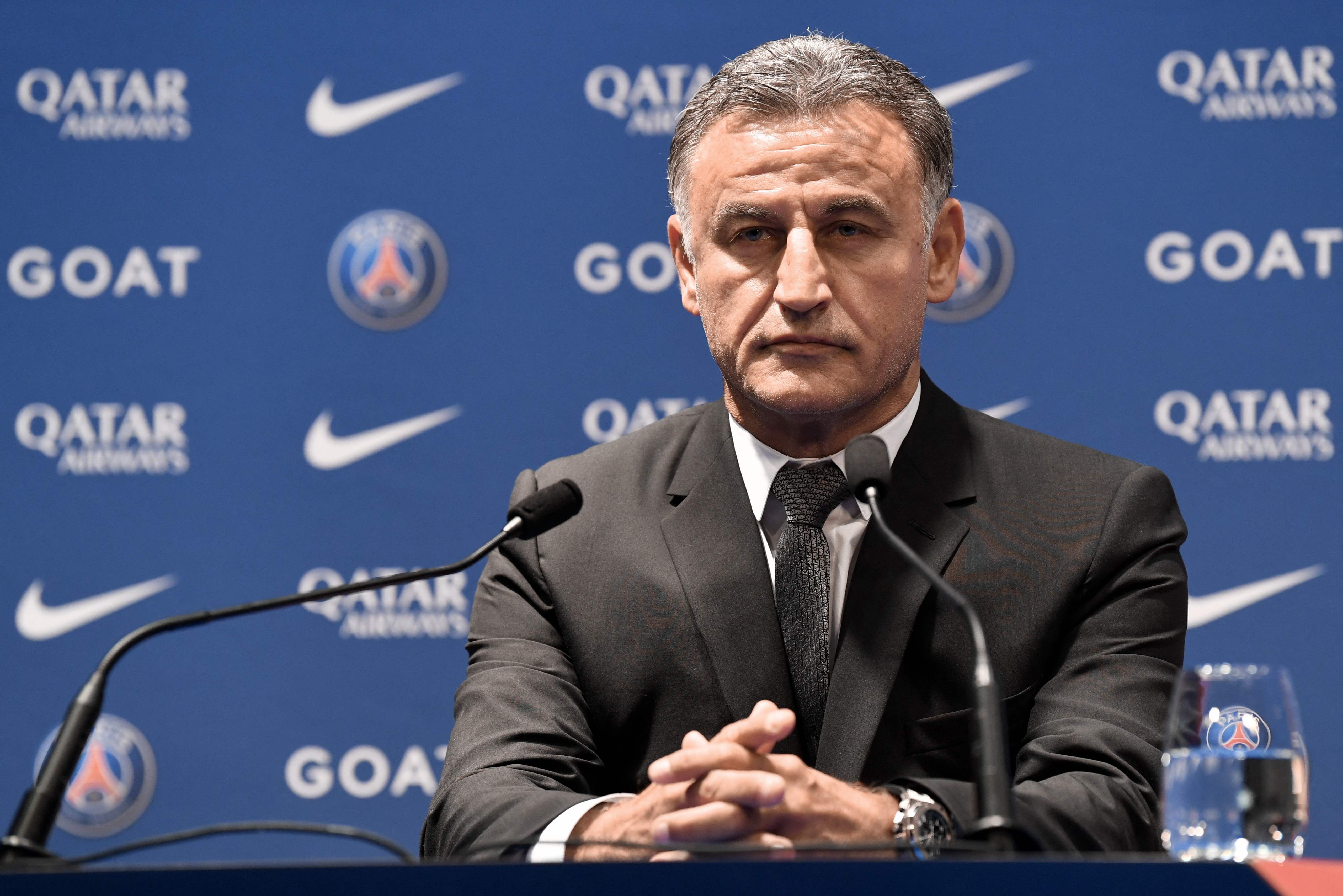 Pelatih PSG Christophe Galtier 