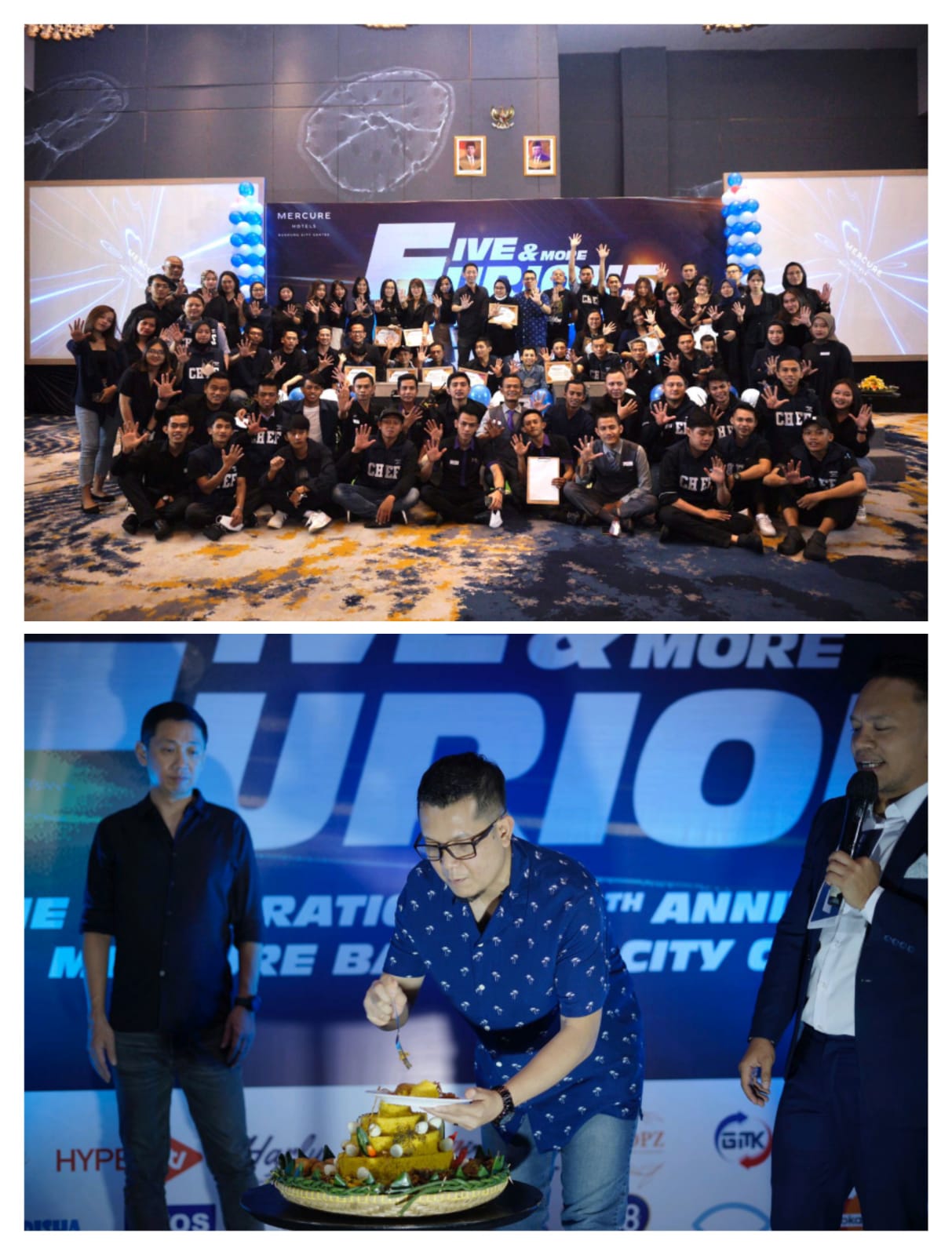 Rangkaian kegiatan digelar pada peringatan HUT ke-5 Hotel Mercure Bandung City Centre