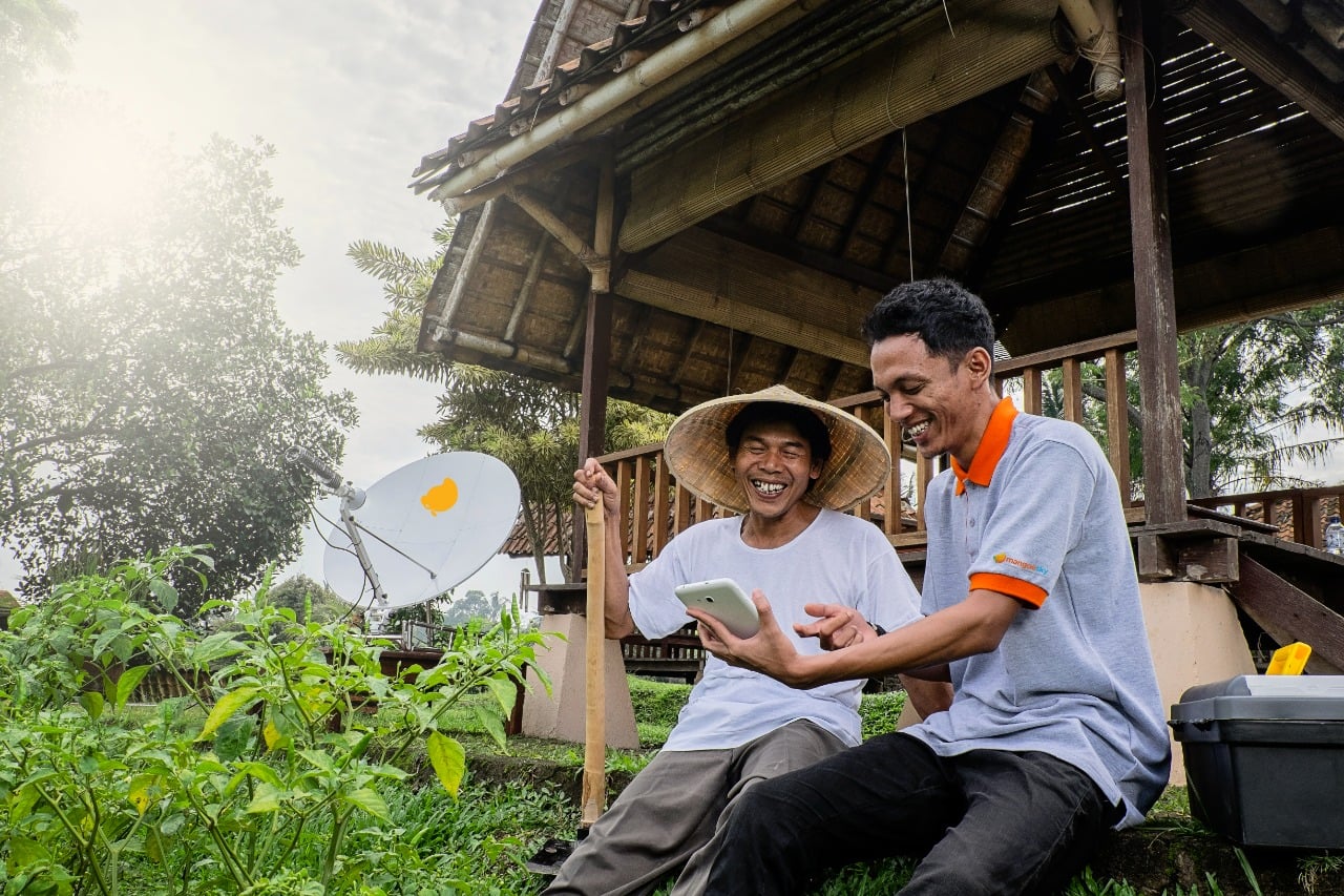 Ilustrasin produk Mangoesky Soace dari Telkomsat