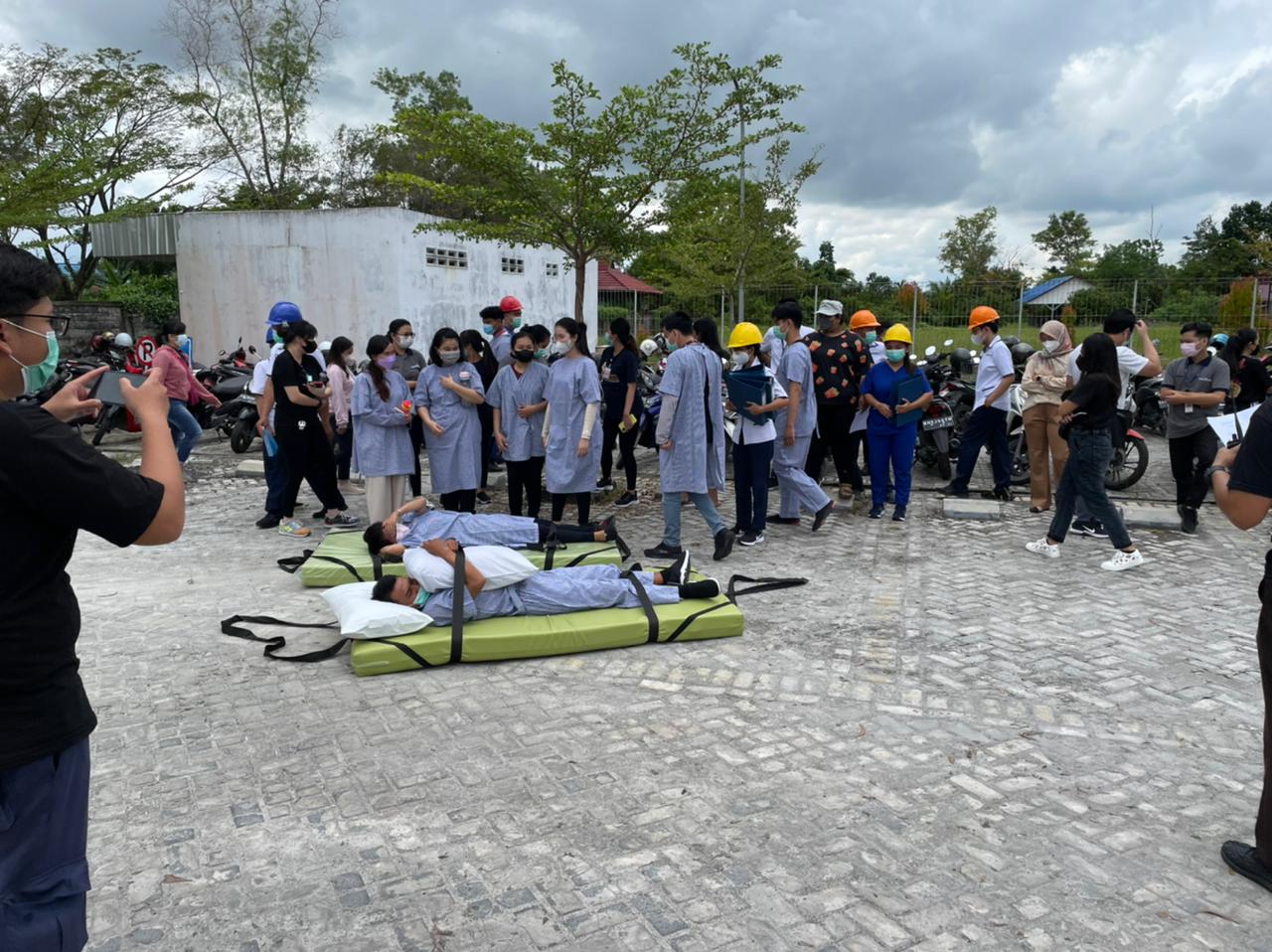 Simulasi tanggap darurat bencana kebakaran di Siloam Hospitals Palangkaraya