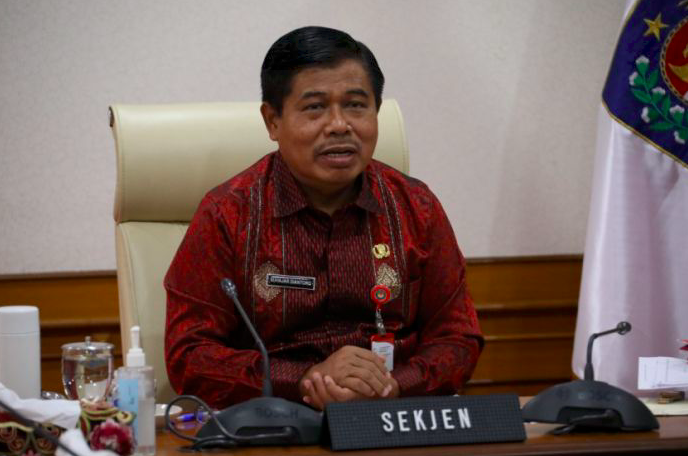 Sekretaris Jenderal Kemendagri Suhajar Diantoro.