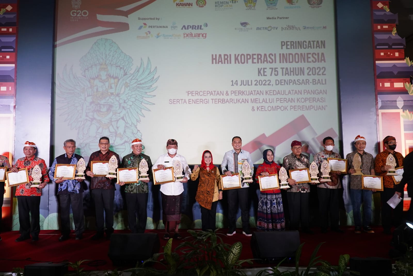 Perayaan Harkopnas 75 di Bali