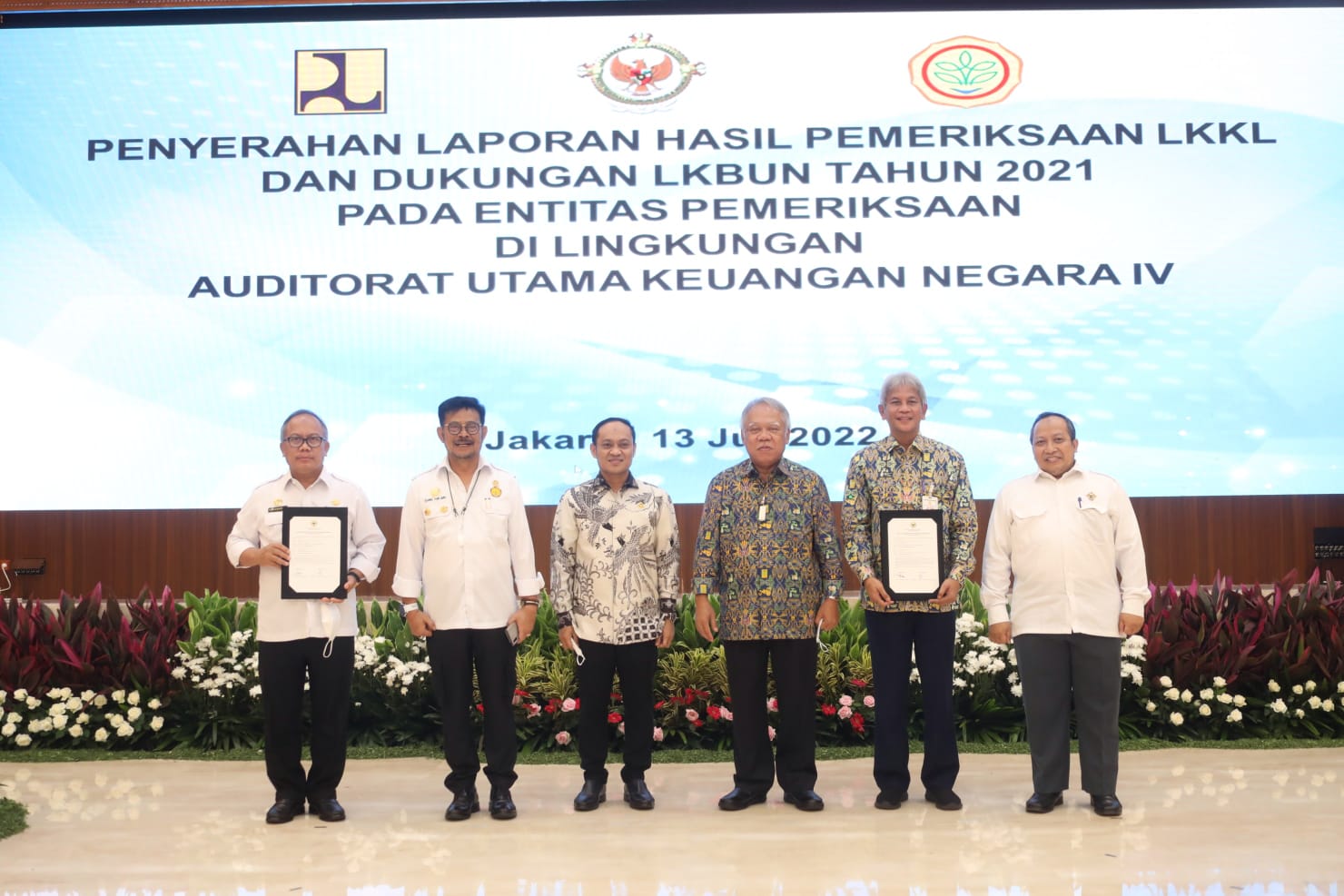 Kementan kembali meraih opini Wajar Tanpa Pengecualian (WTP) dari BPK.