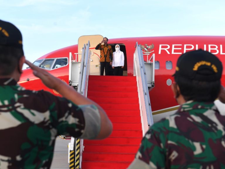 Presiden Joko Widodo dan Ibu Negara Iriana Jokowi