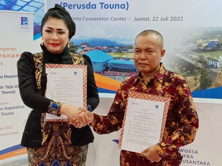 Kerja sama Perusda Tojo Una-Una dengan WINFRA