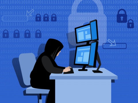 Ilustrasi kejahatan siber