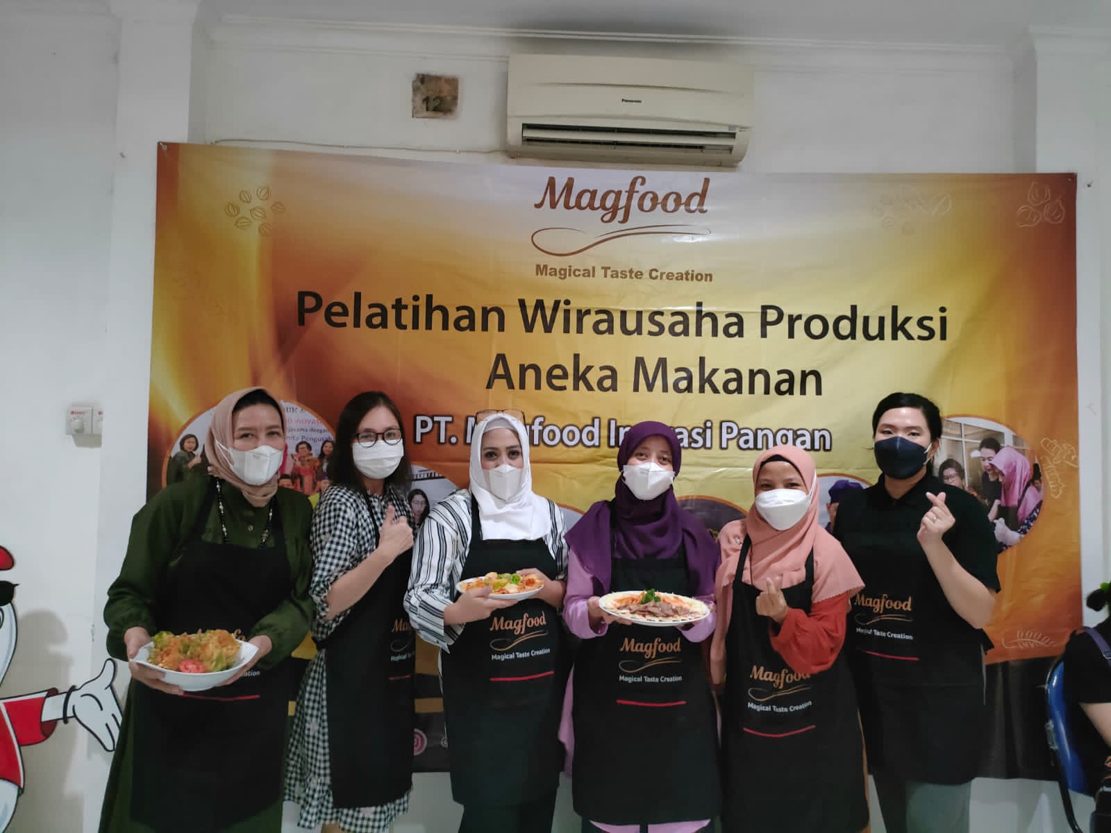 Magfood mengadakan Pelatihan Wirausaha Produksi Aneka Snack di Jakarta.