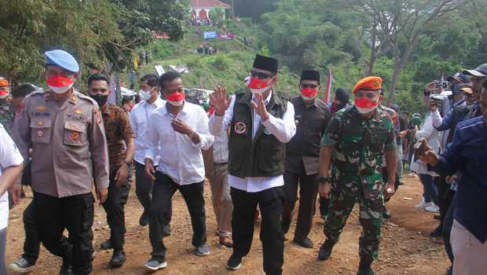 Acara soft opening Kawasan Terpadu Nusantara (KTN) seluas 10 Hektar di Kecamatan Kadungora, Kabupaten Garut, Provinsi Jawa Barat.