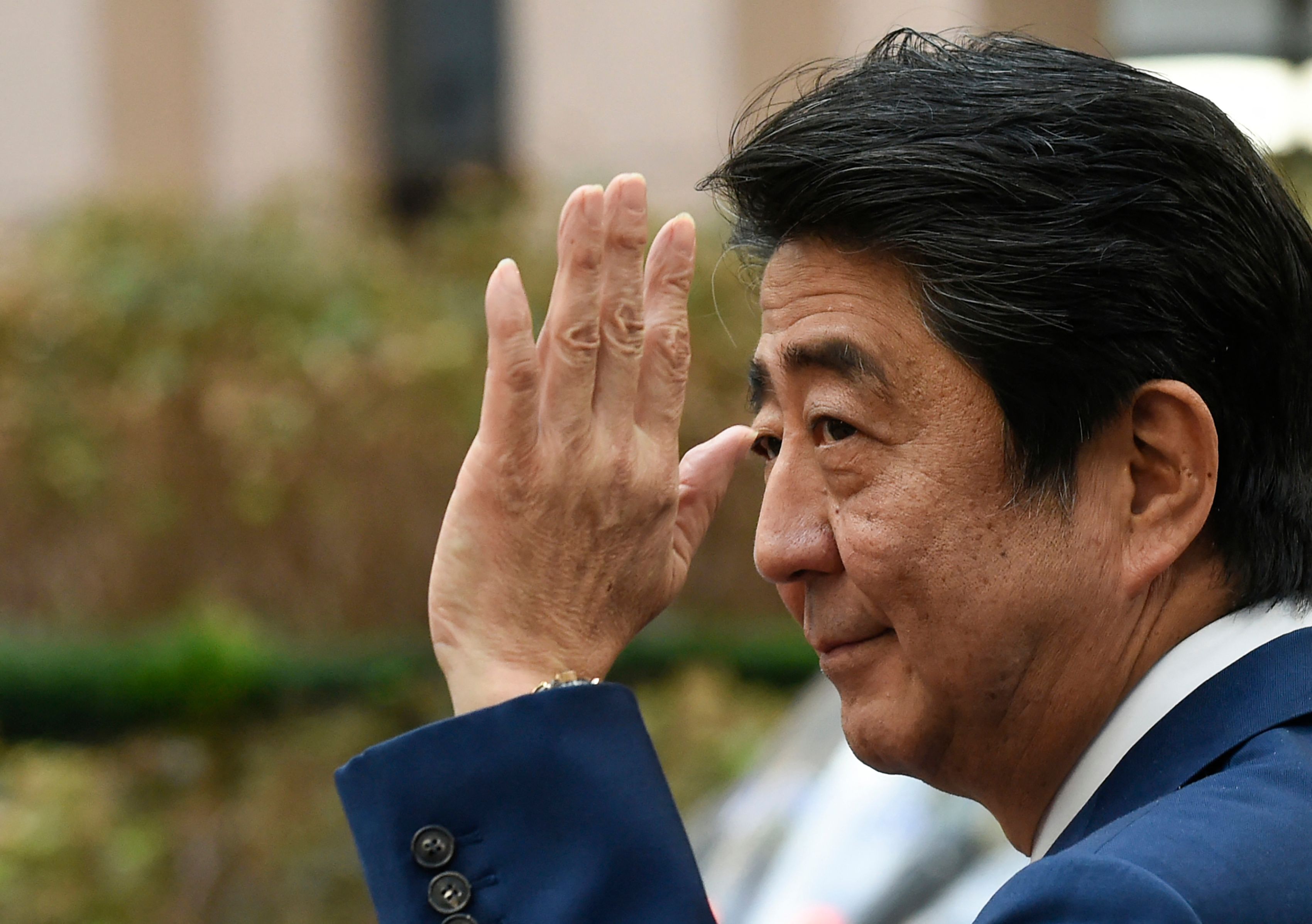 Potret mantan PM Jepang Shinzo Abe pada 2018 lalu.