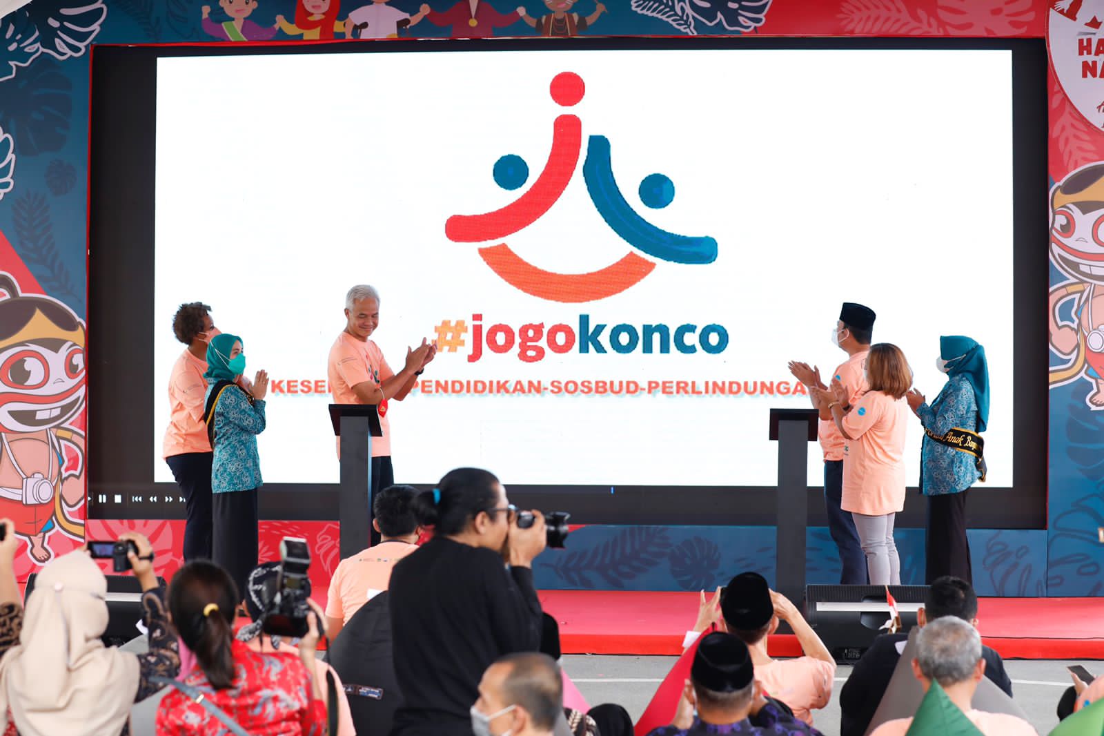 Gubernur Ganjar Pranowo meluncurkan aplikasi Jogo Konco untuk melindungi anak-anak dari perundungan