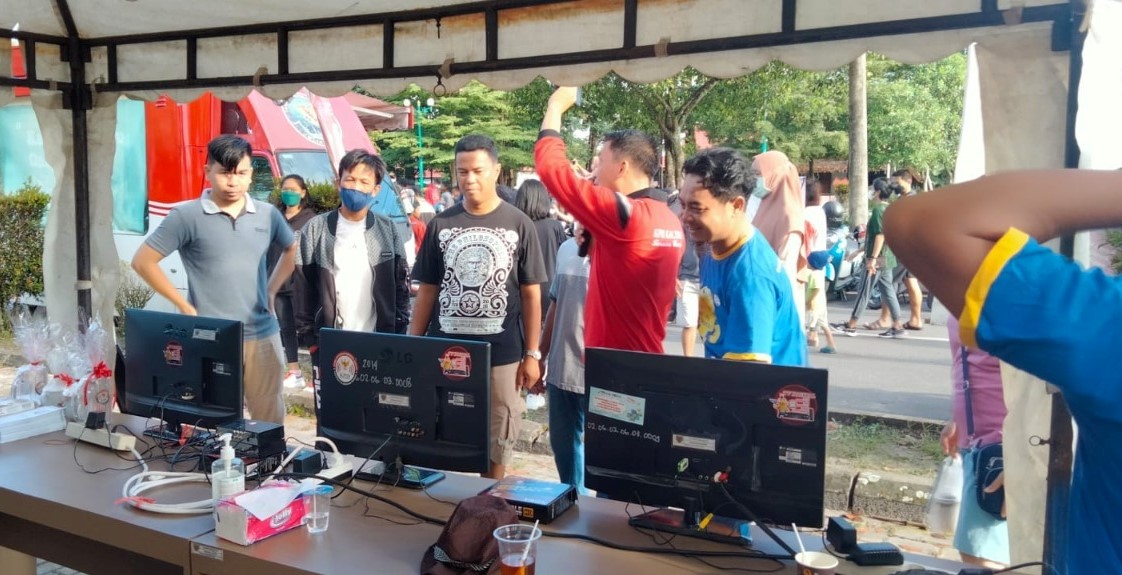 KPID Provinsi Kalimantan Tengah, turut mensosialisasikan program analog switch off (ASO) kepada masyarakat Kota Palangka Raya.