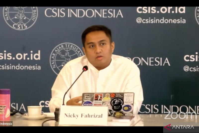 Peneliti Centre for Strategic and International Studies (CSIS) Nicky Fahrizal