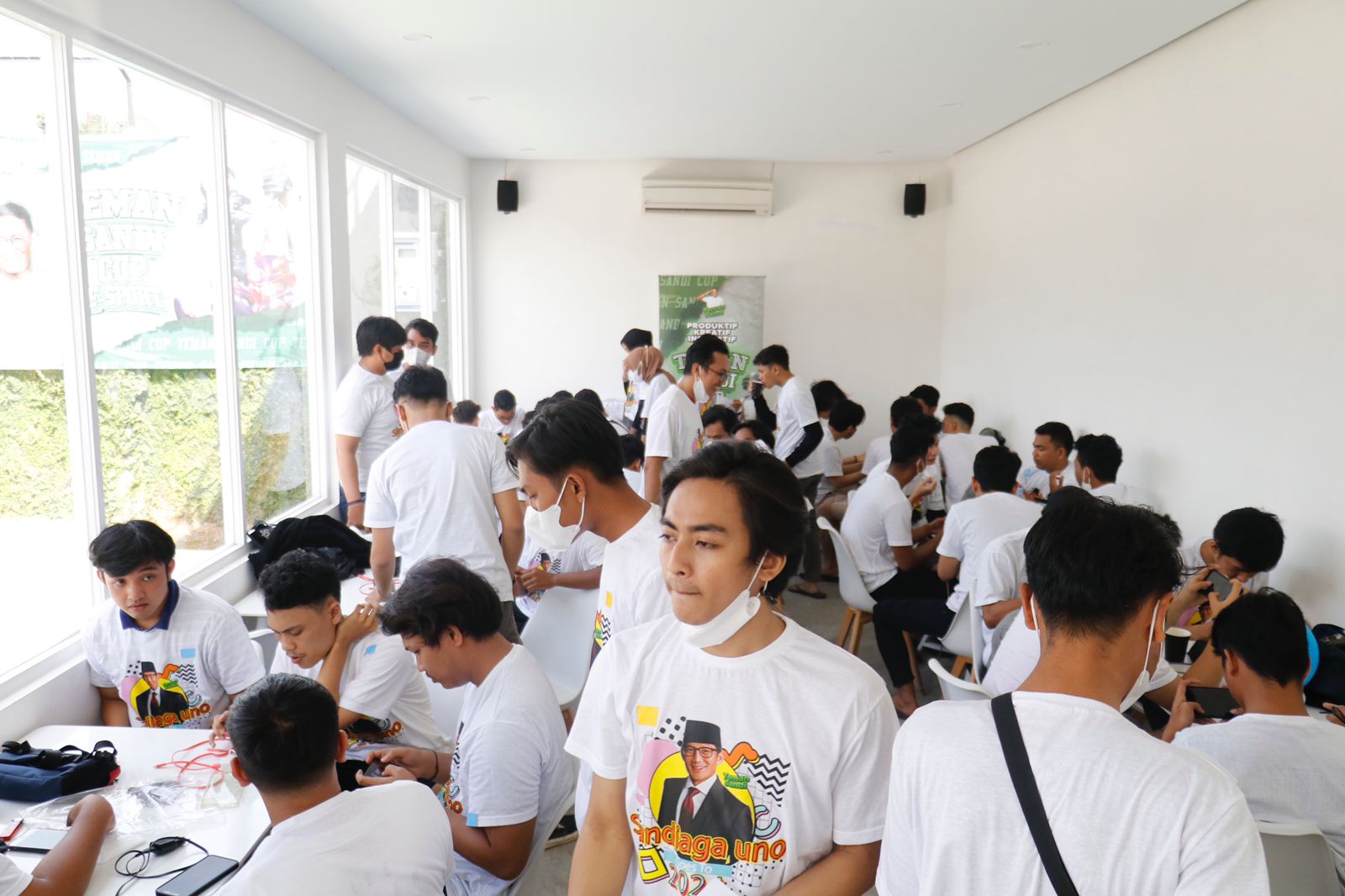 Perlombaan e-sport yang diadakan Teman Sandi di Medan.