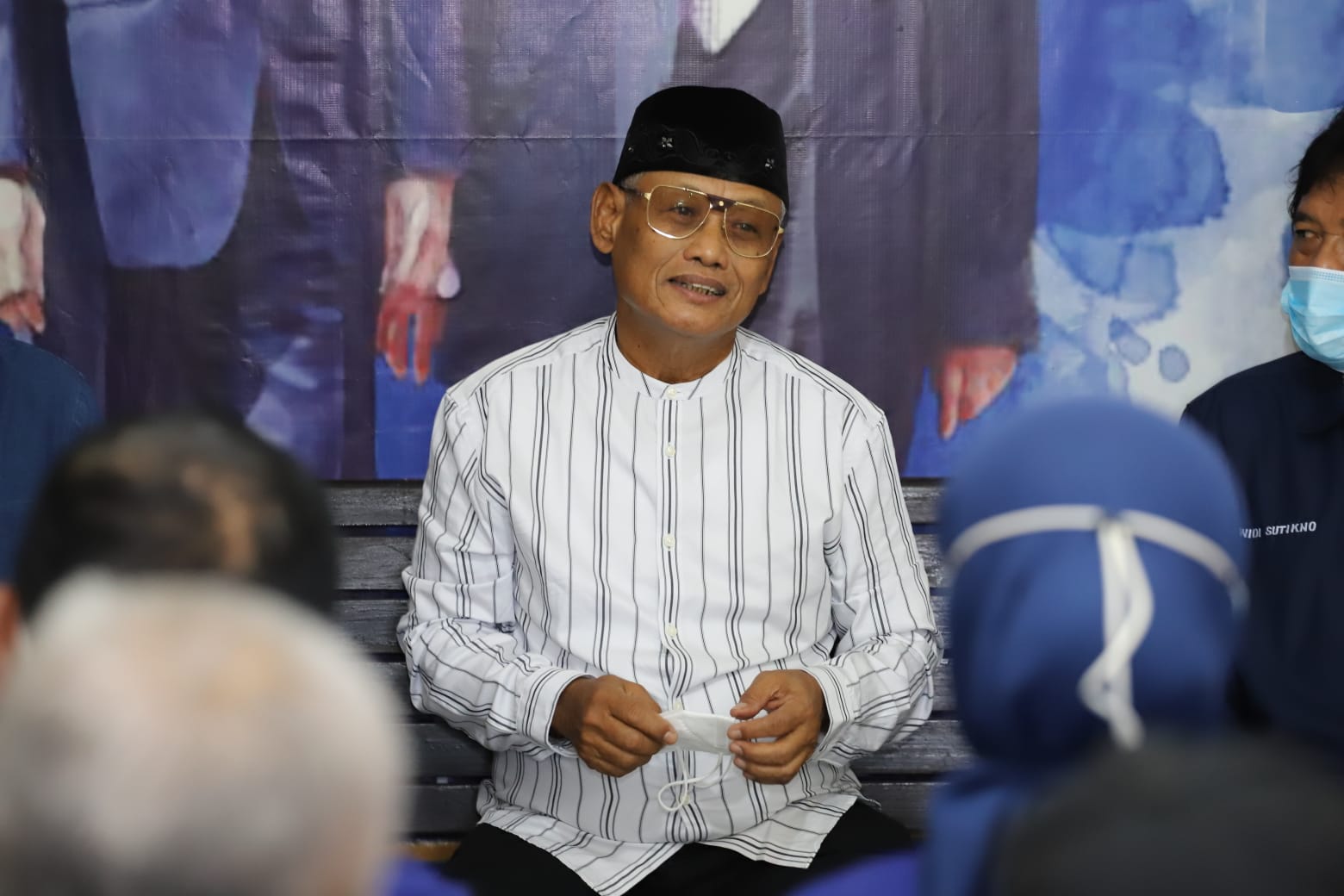 Anggota MPR RI Subardi saat menggelar Sosialisasi 4 Pilar Bangsa di Sleman, DIY, Kamis (28/7).