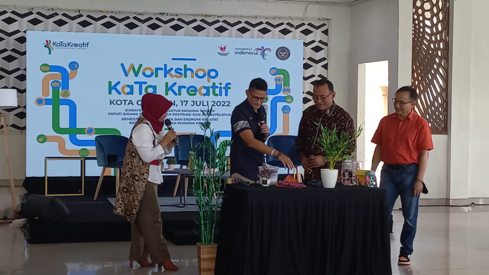 Workshop Pengembangan Kabupaten/Kota (KaTa) Kreatif Indonesia 2022 dilaksanakan di Kota Cilegon, Banten. 