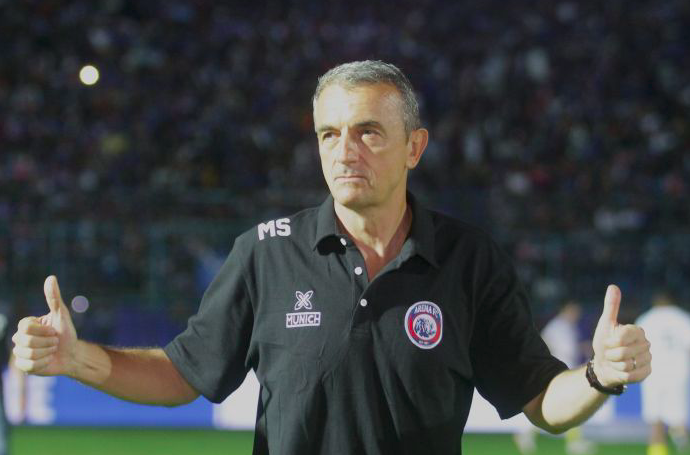 Pelatih baru Borneo FC Milomir Seslija.