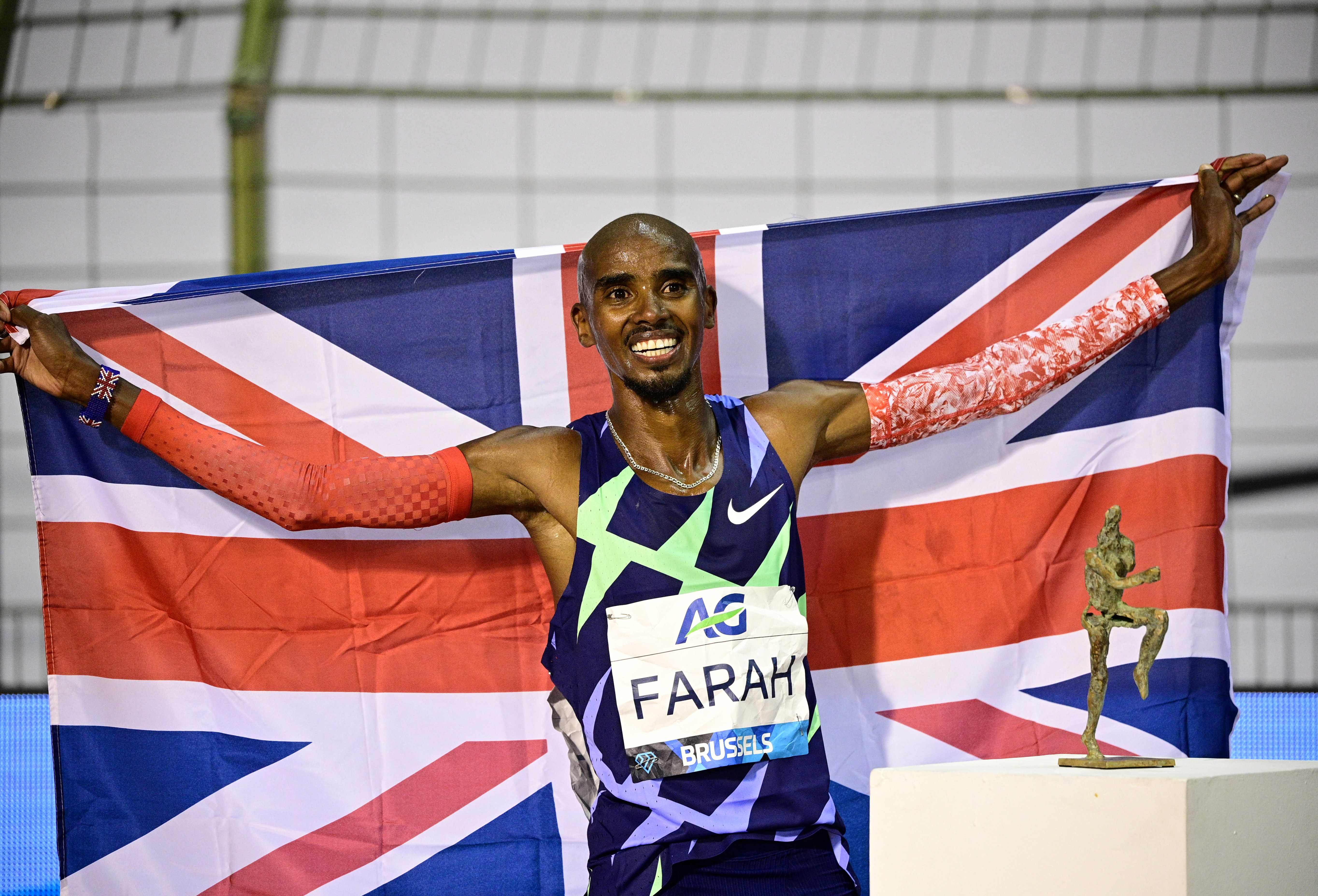 Pelari Inggris Mo Farah