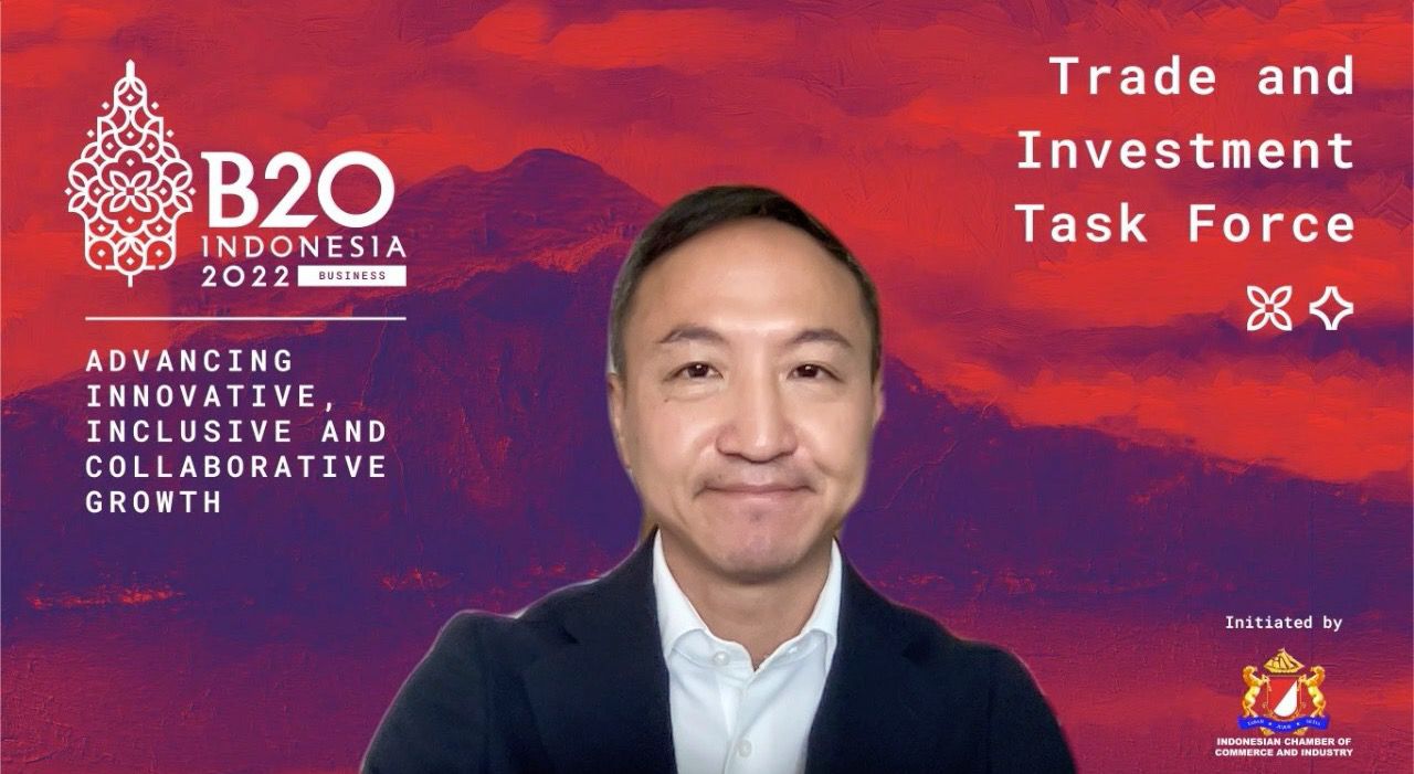 Chair of B20 Trade and Investment Task Force Arif P Rachmat.