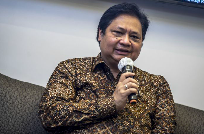 Menko Perekonomian Airlangga Hartarto.