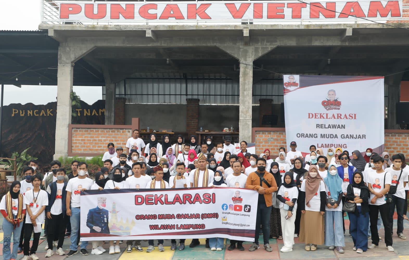 Deklarasi OMG Ganjar di Lampung