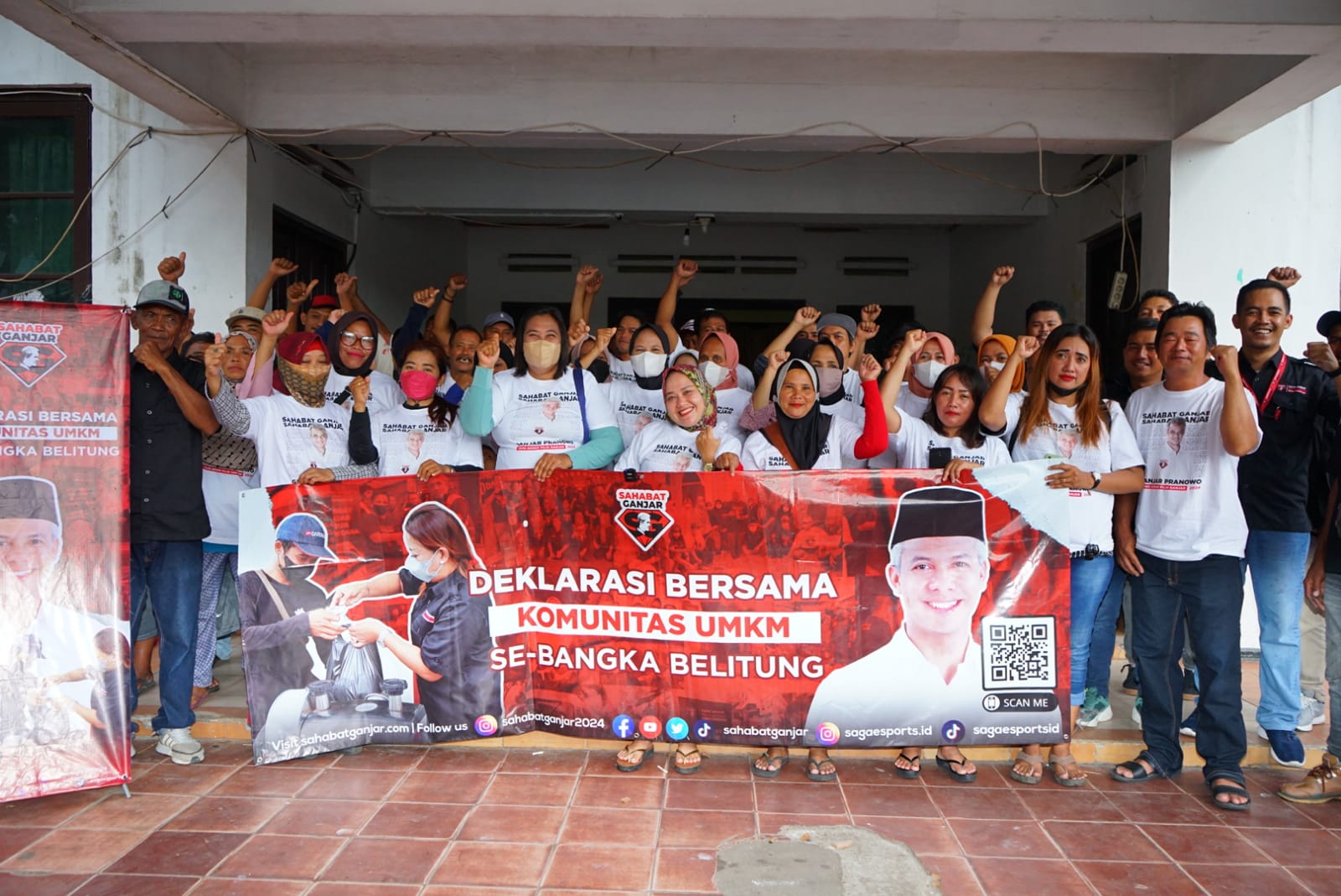 Ganjar Dapat Dukungan dari Pelaku UMKM dan Petani di Babel-Banten-Jatim